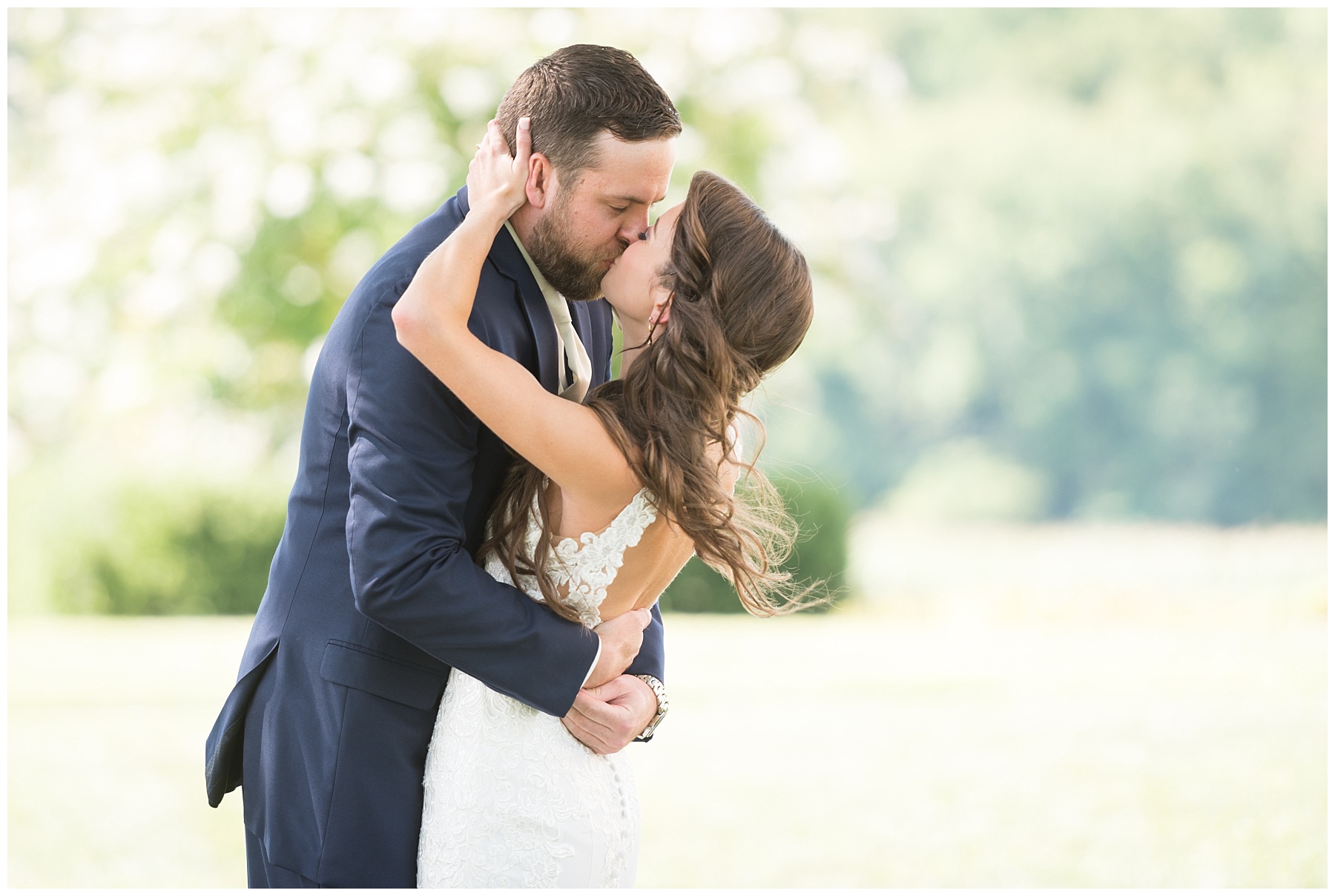 Springfield Manor Wedding first look photos 