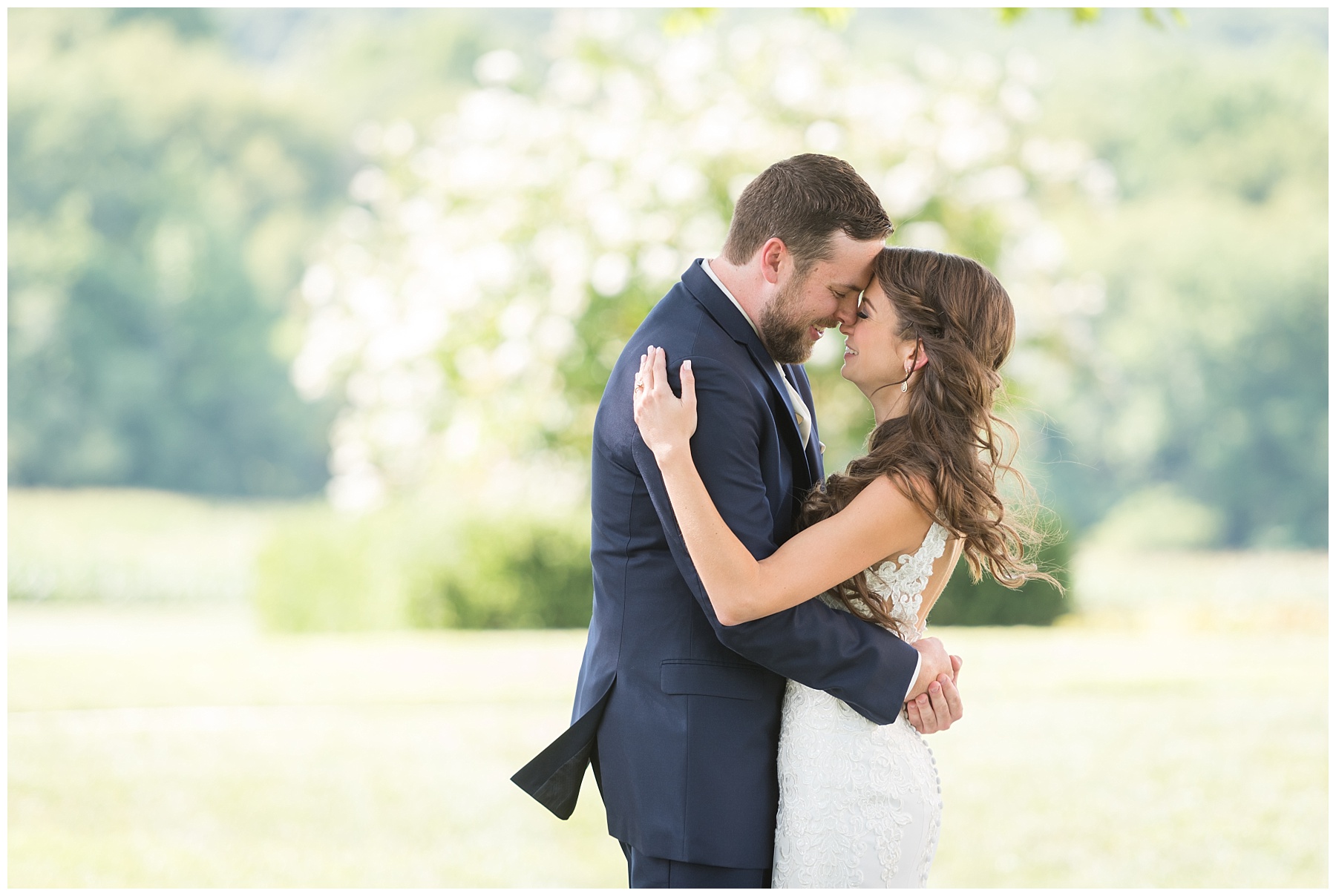 Springfield Manor Wedding first look photos 