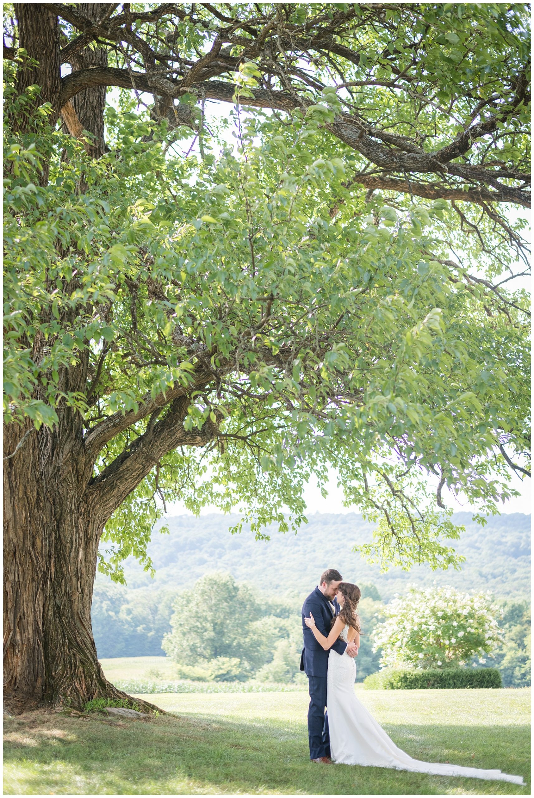 Springfield Manor Wedding first look photos 