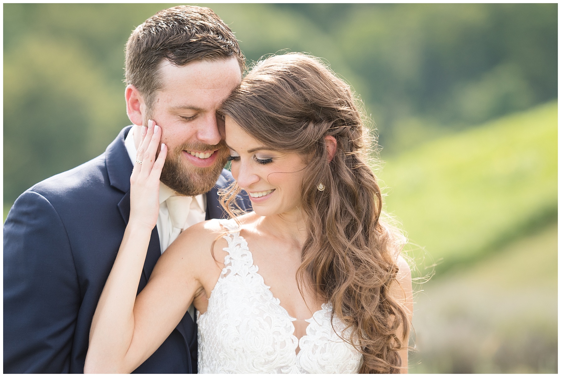 Springfield Manor Wedding lavender field