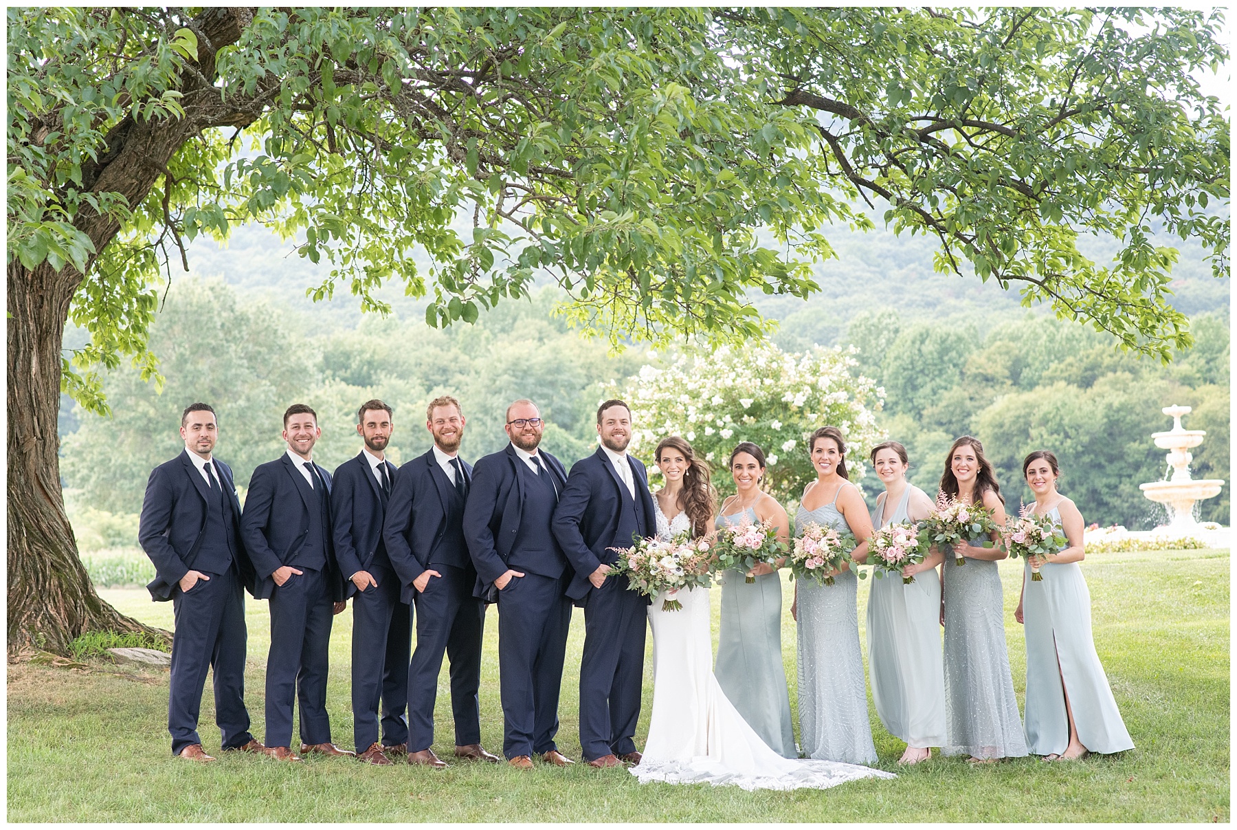 Frederick MD wedding photographer bridal party photos