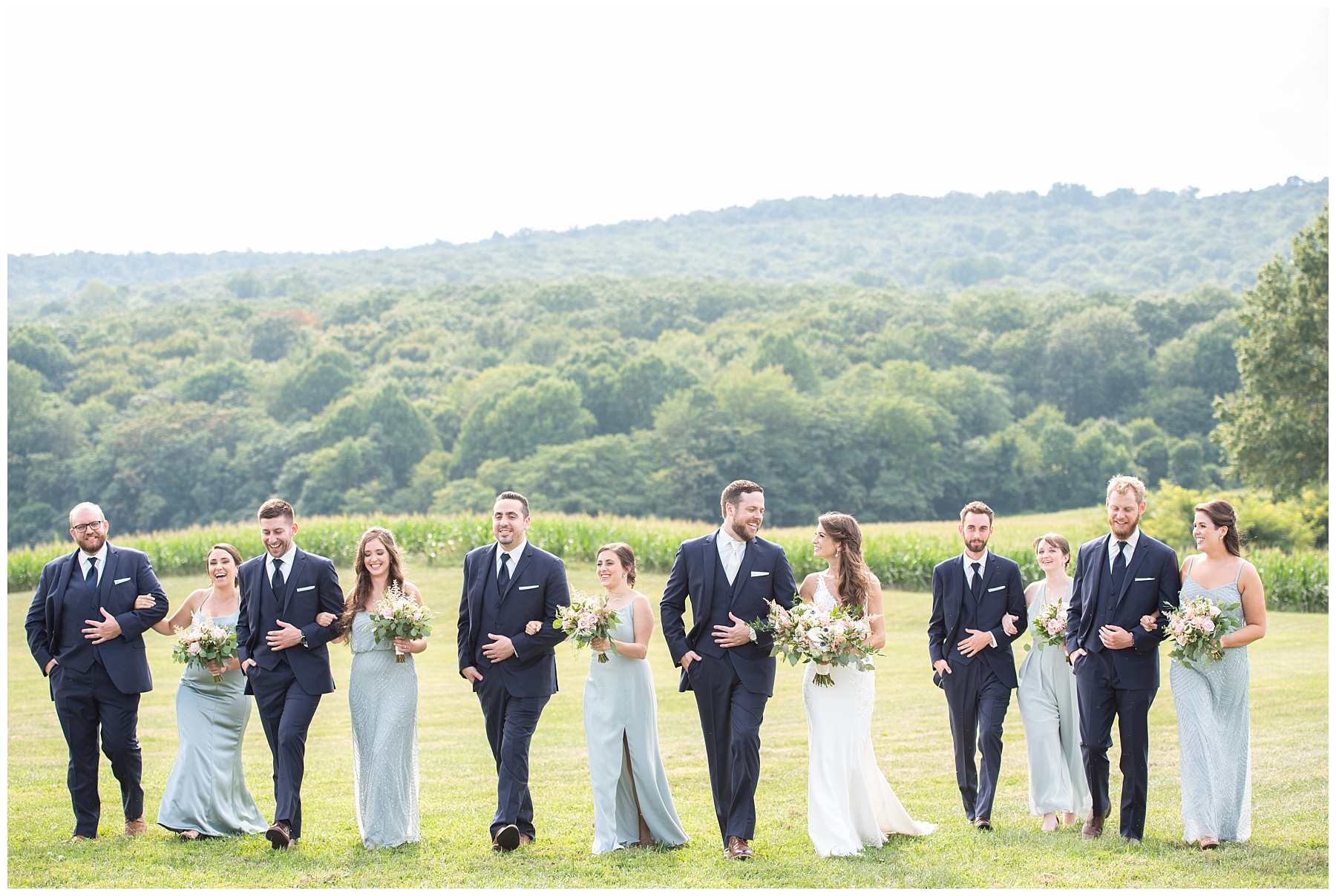 Springfield Manor wedding bridal party photos