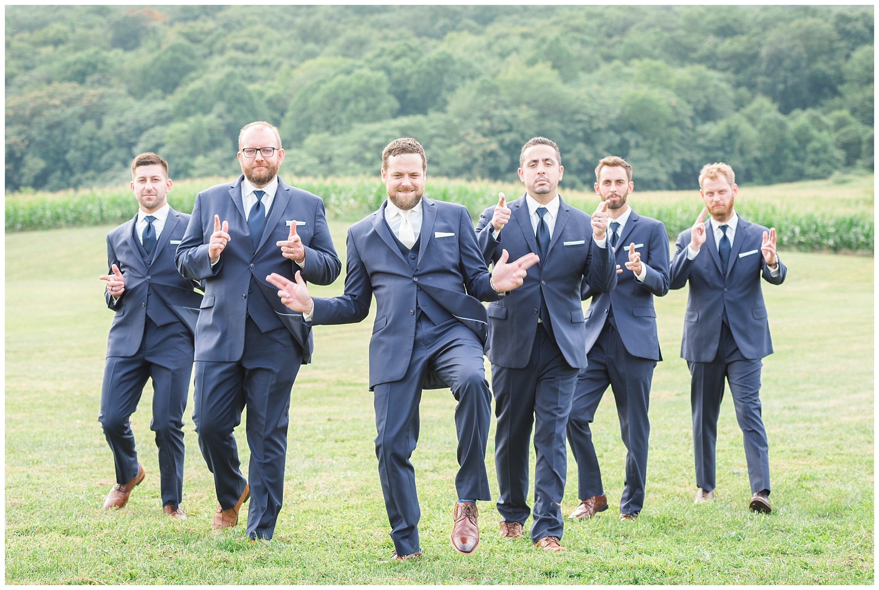 Frederick MD wedding photographer groomsmen photos