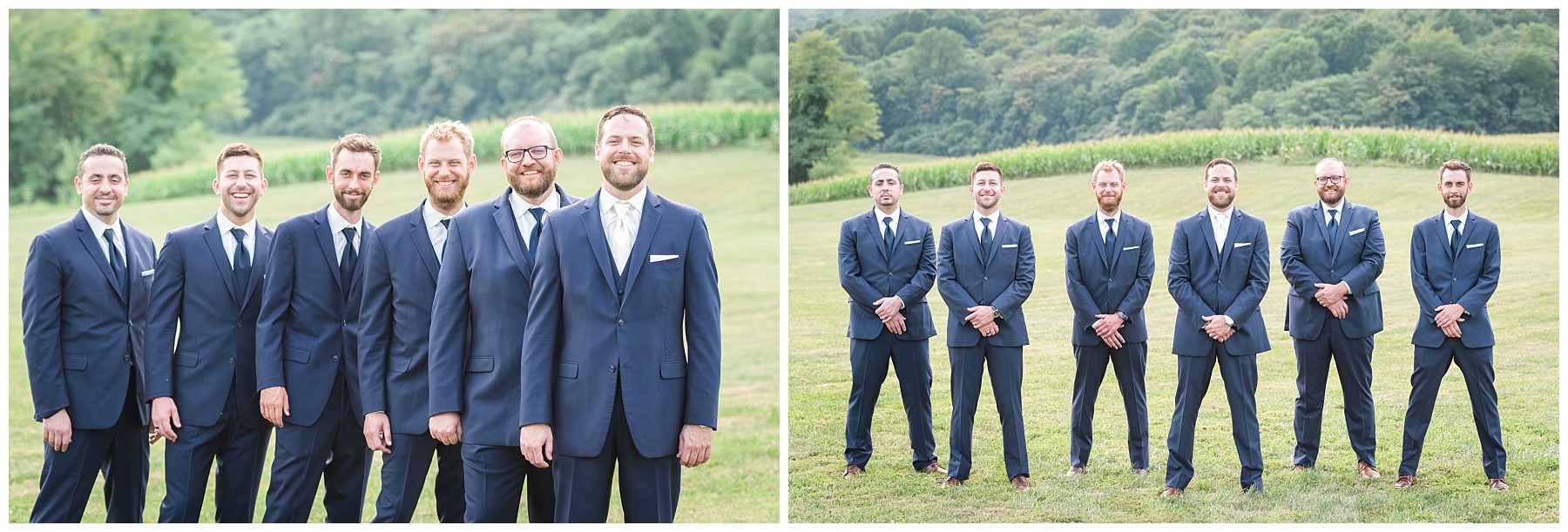 Frederick MD wedding photographer groomsmen photos
