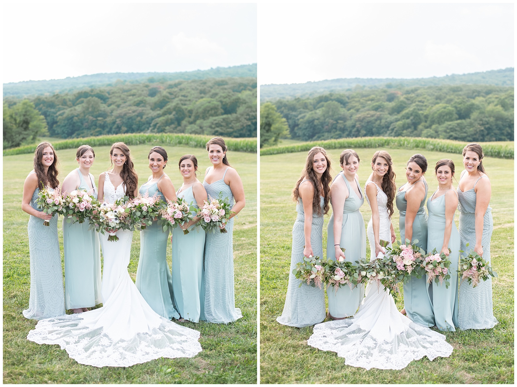 Springfield Manor wedding bridesmaids photos