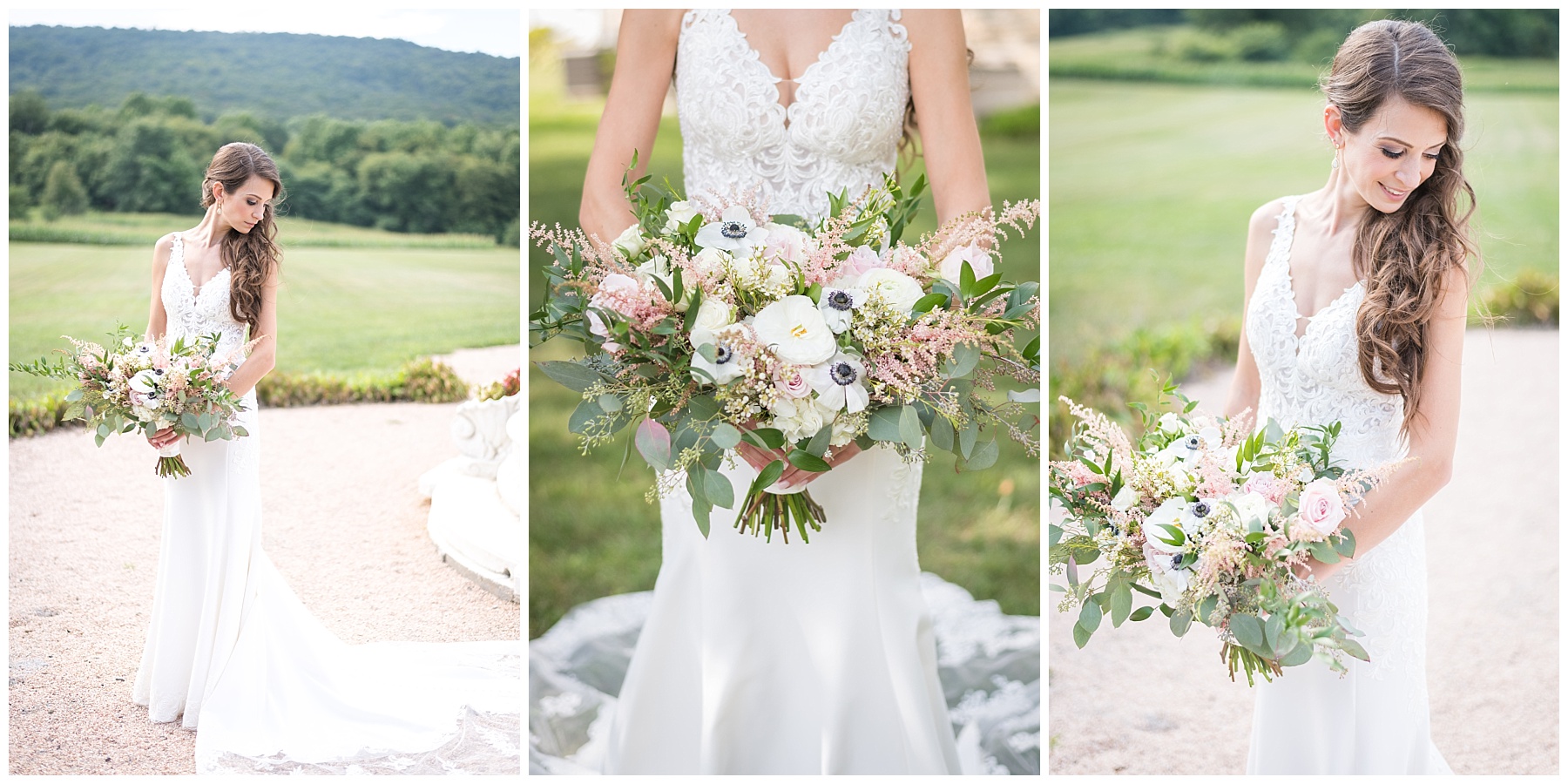 Springfield Manor wedding bridal portrait