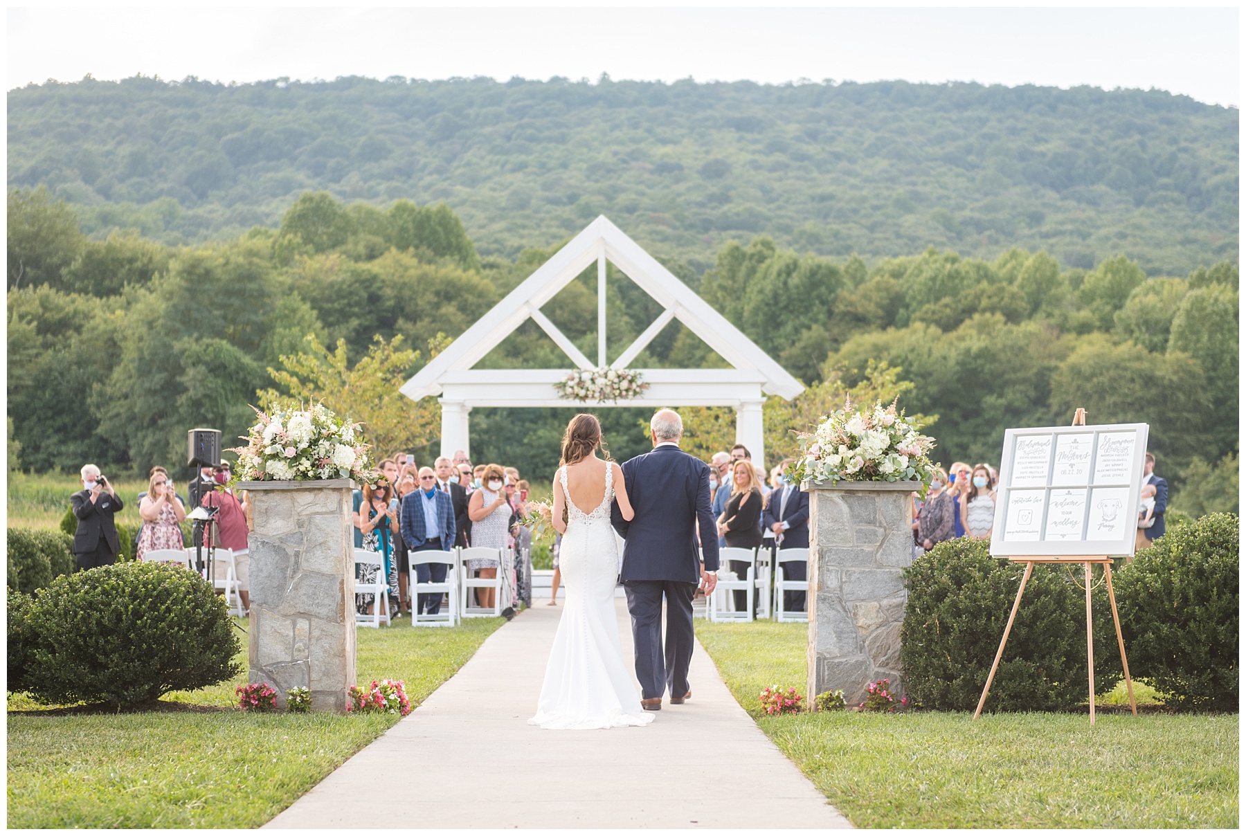 Springfield Manor wedding ceremony