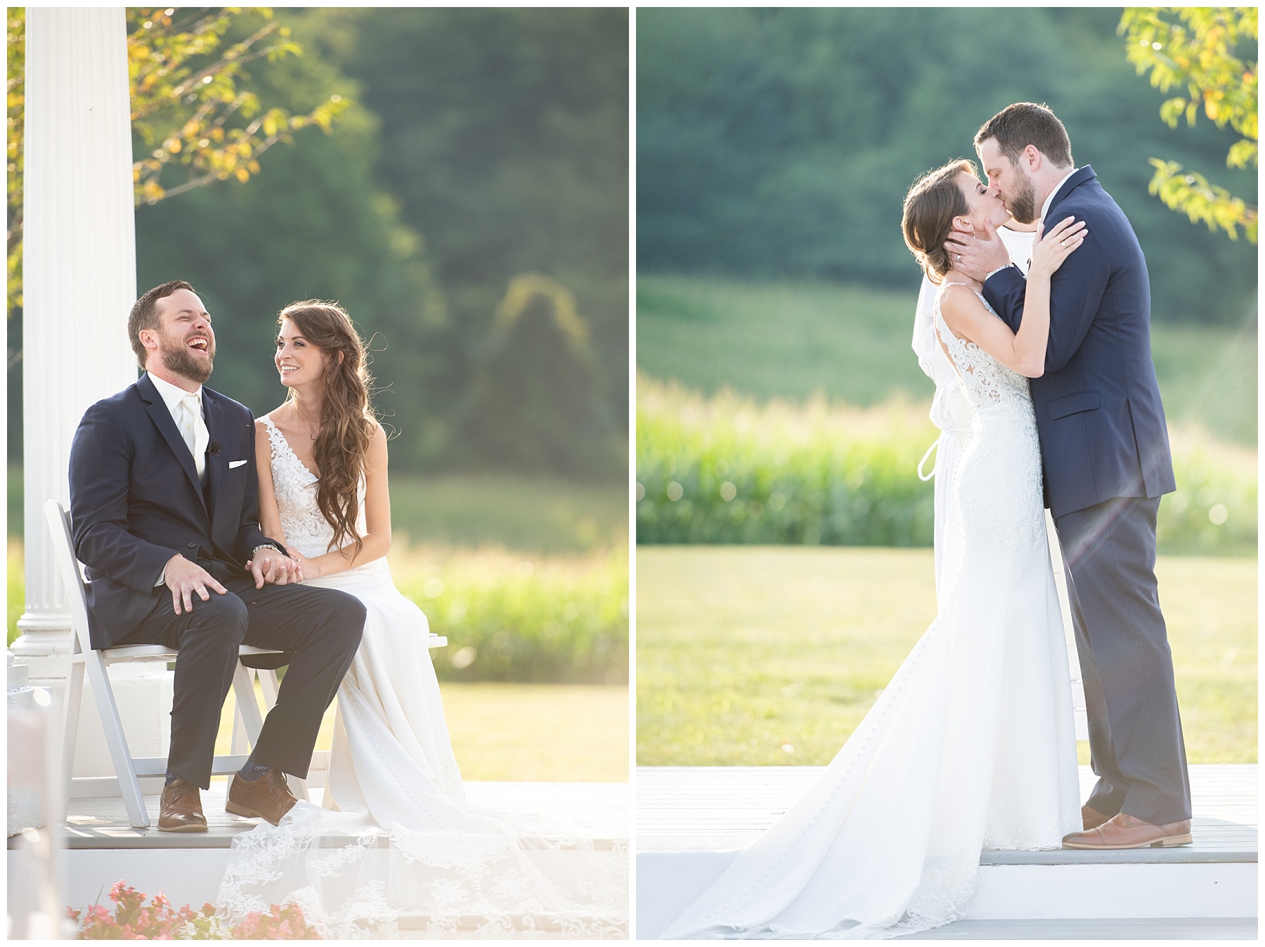 Springfield Manor wedding ceremony