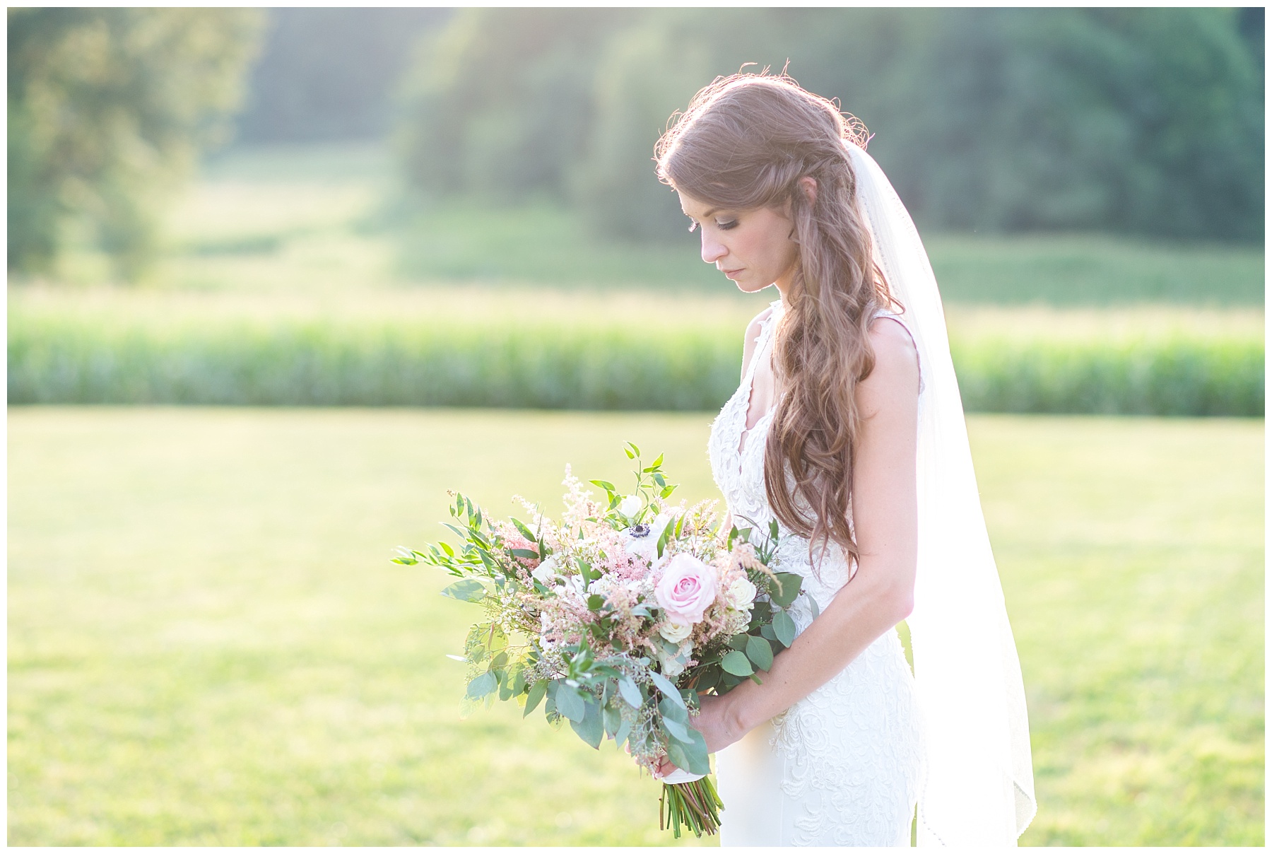 Springfield Manor wedding bridal portrait