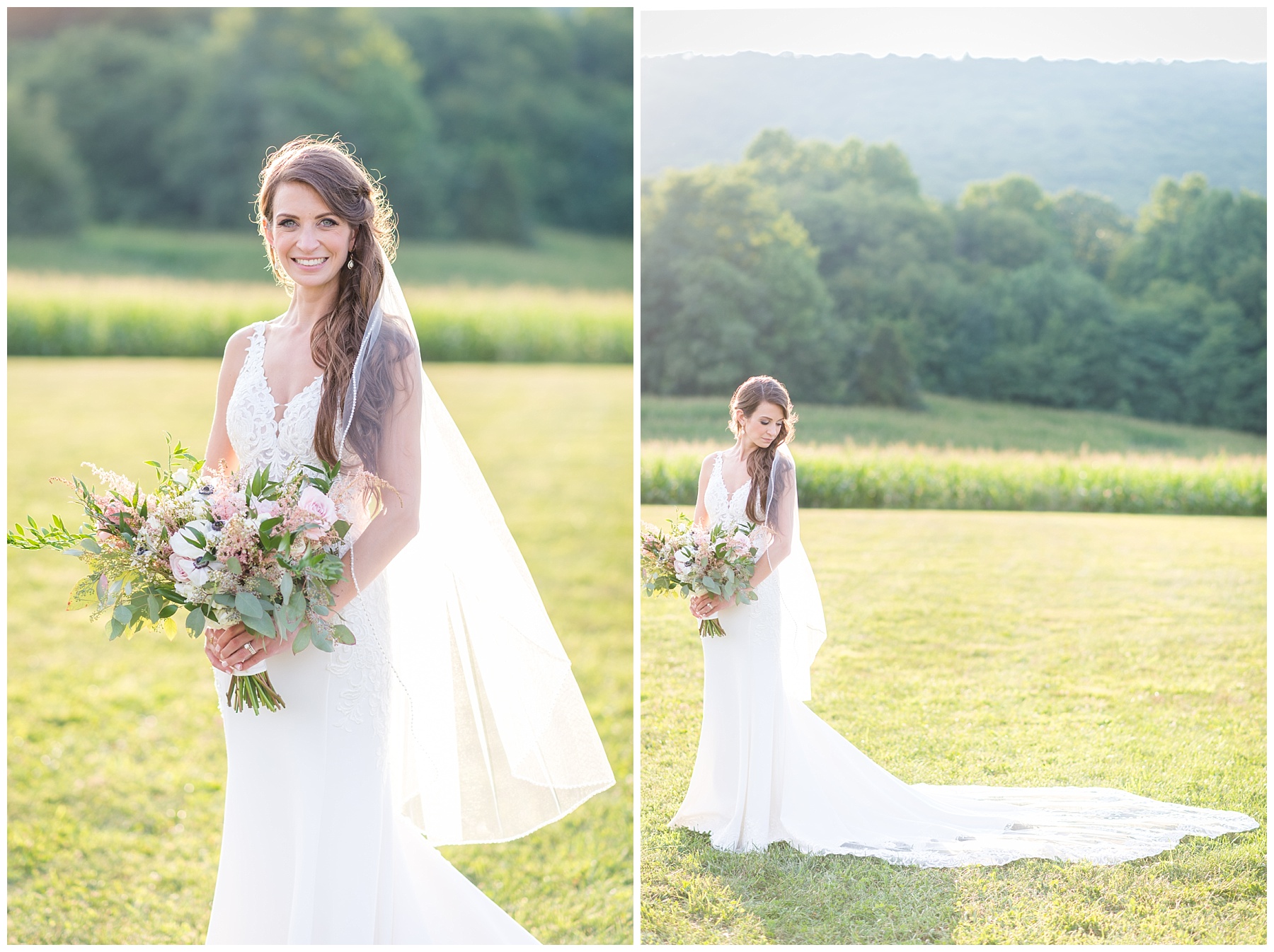 Springfield Manor wedding bridal portrait