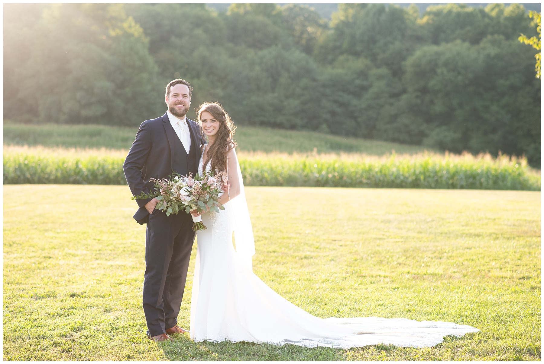 Springfield Manor Wedding bride and groom portraits 
