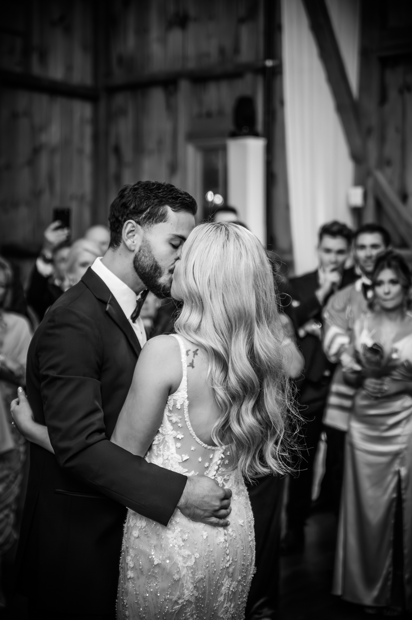 Hailey and Jake’s first dance during their Bluebird Manor wedding reception