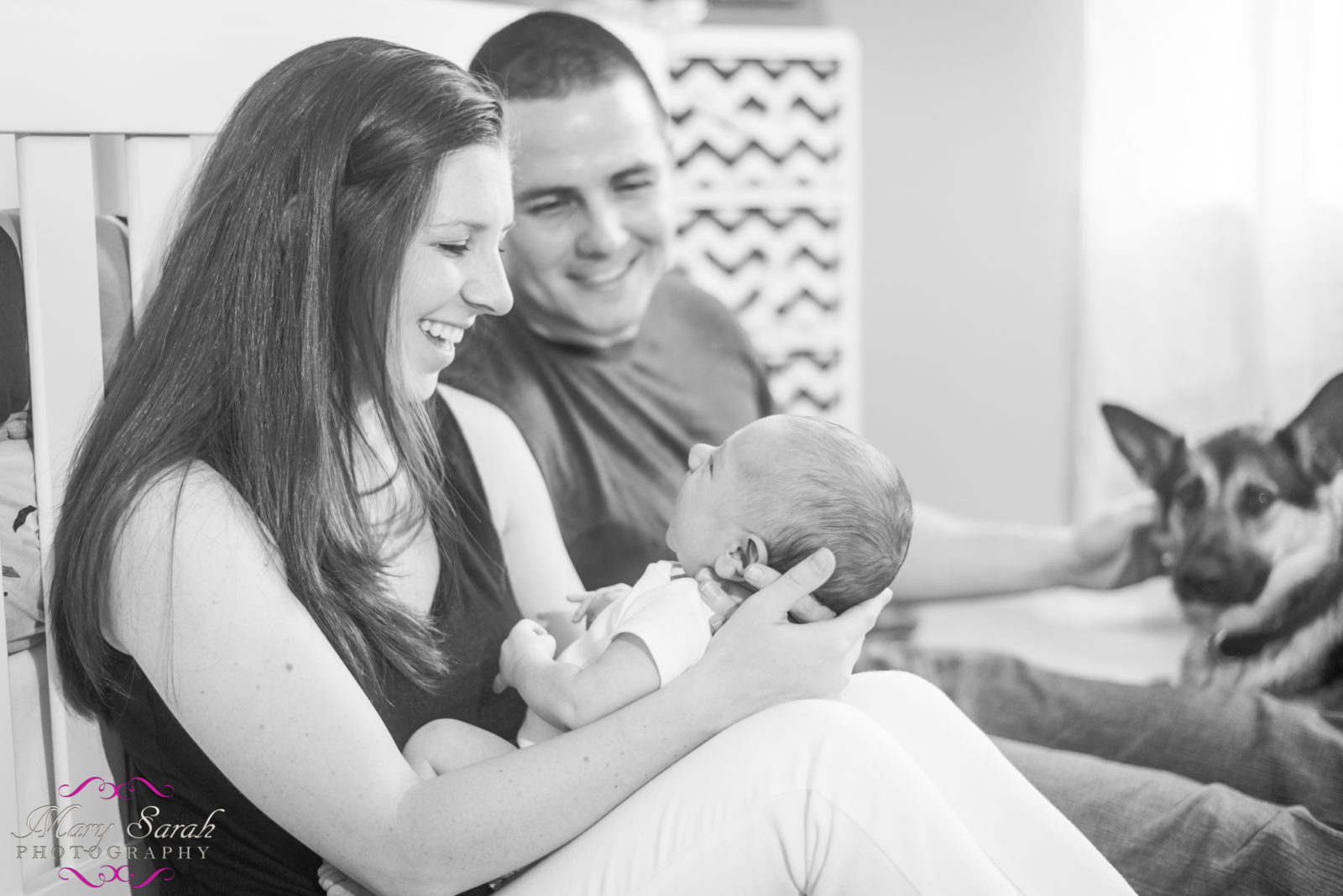 Frederick MD newborn lifestyle shoot