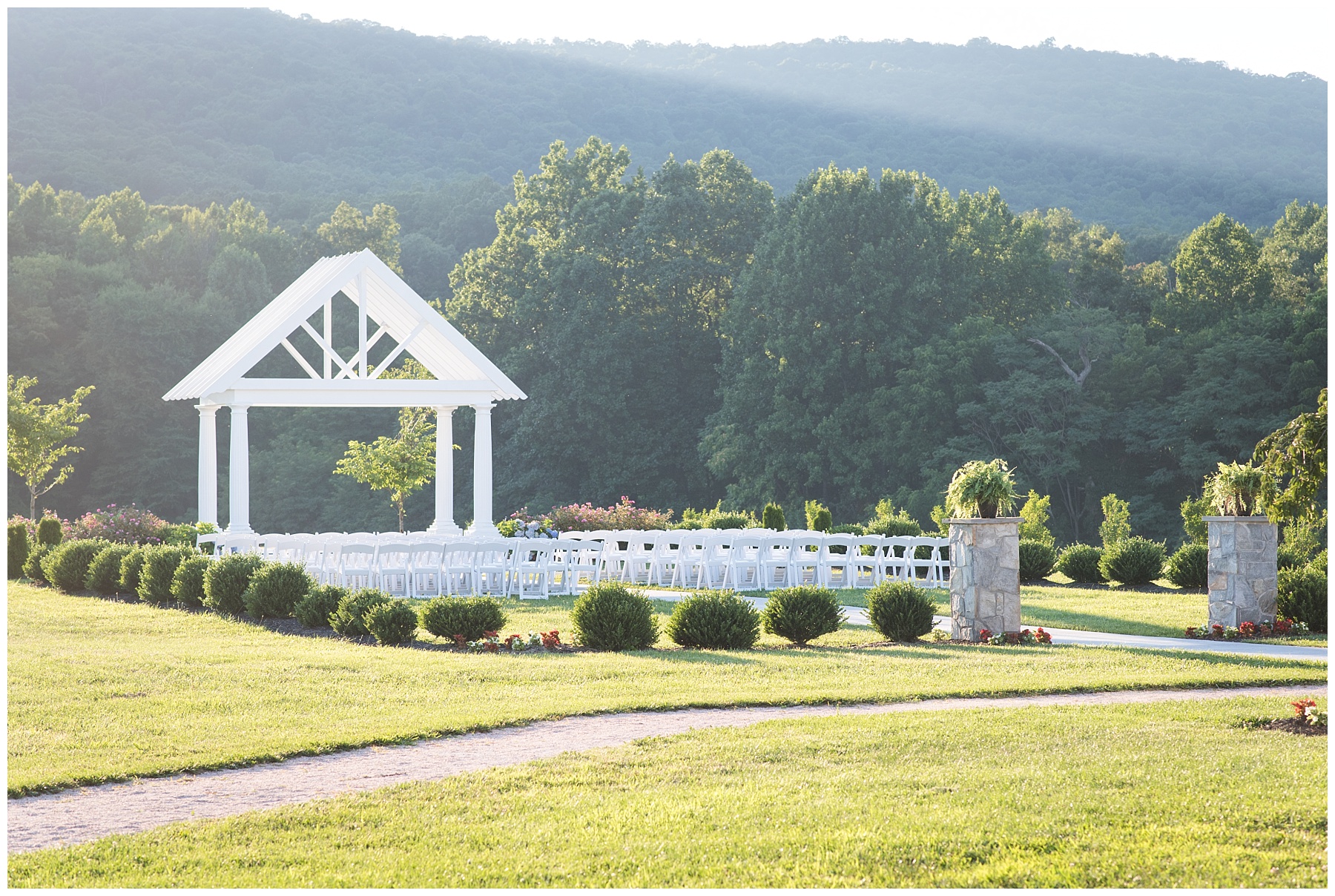 Springfield Manor Winery and Distillery Wedding Ceremony