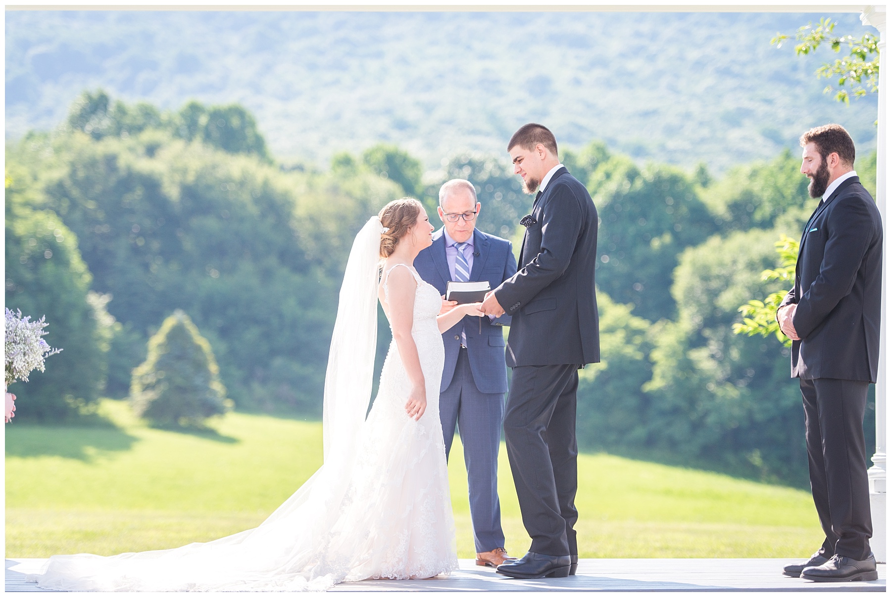 Springfield Manor Winery and Distillery Wedding Ceremony