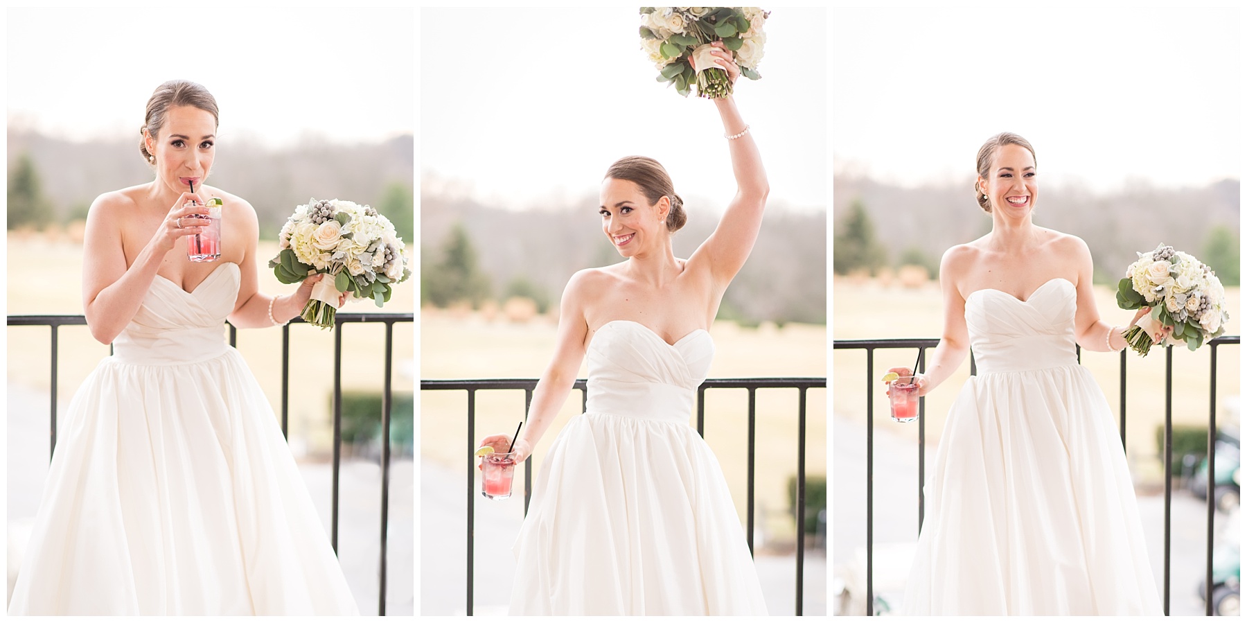 Beautiful Winter Holly Hills Country Club Wedding