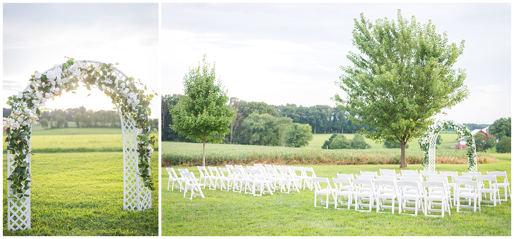 Frederick - MD - Baltimore - MD - Wedding - Photographer - Backyard - Country - Wedding Pictures - Mary Sarah Photography - Wedding Ceremony