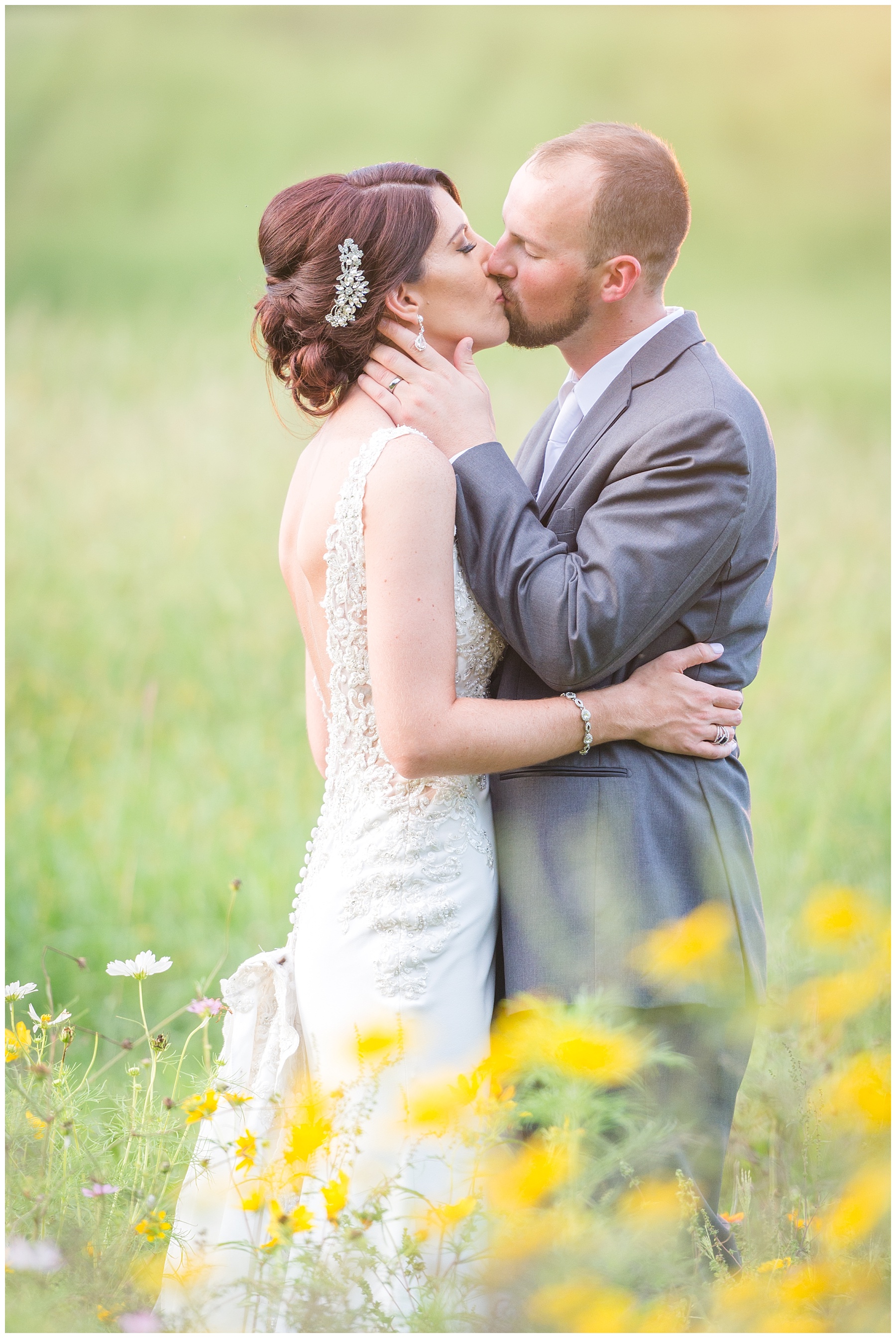 Glen Ellen Farm Wedding Pictures Wildflowers Portraits