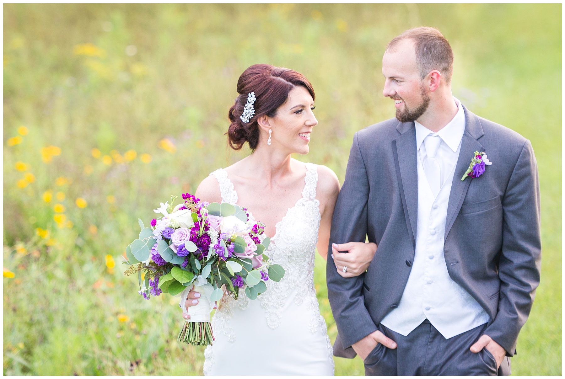 Glen Ellen Farm Wedding Pictures Wildflowers Frederick Maryland Wedding Photographer