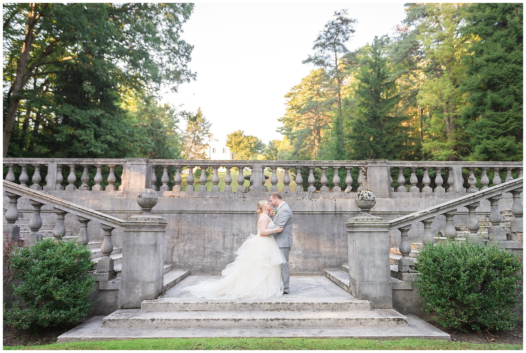 Strong Mansion Wedding Pictures Formal Gardens Bride Groom Portraits Maryland Luxury Wedding Photographer Mary Sarah Photography