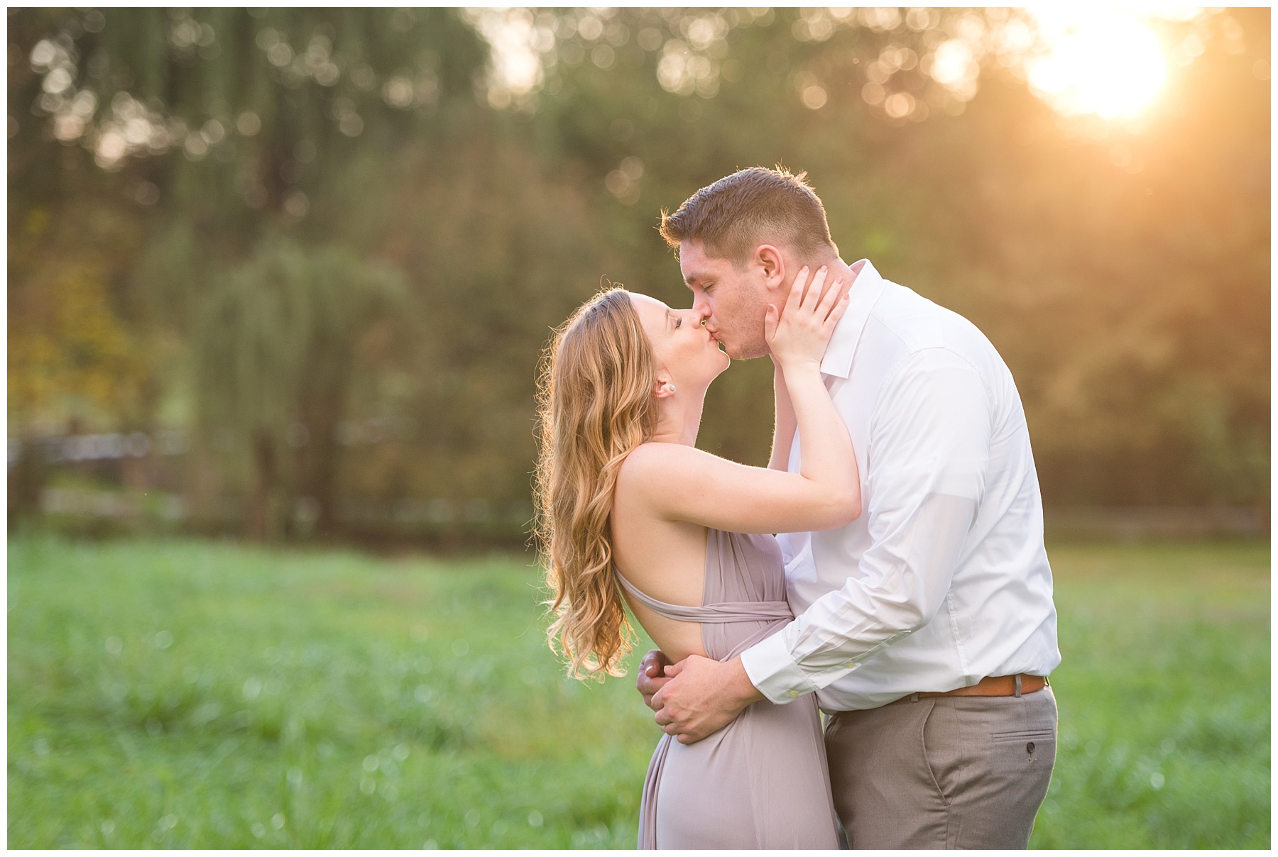 Frederick Maryland Country Engagement Shoot Mary Sarah Photography golden hour