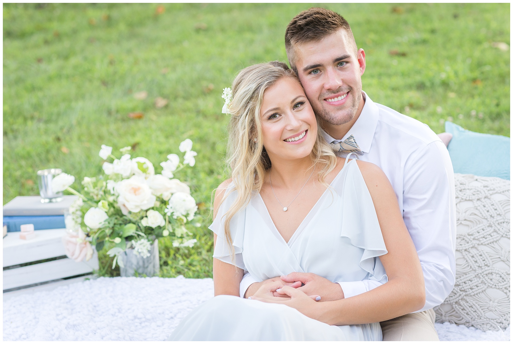 Gorgeous Picnic Engagement Shoot Annapolis Maryland Wedding Photographer