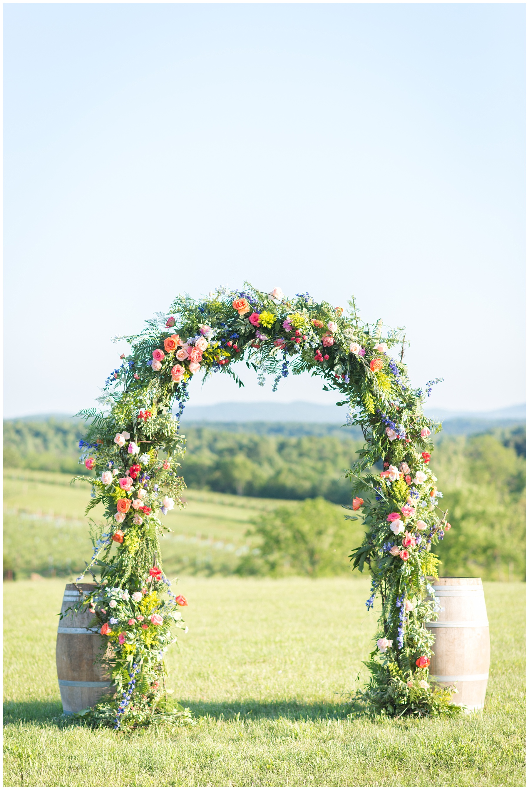 Stone Tower Winery Wedding Ceremony Northern Virginia Wedding Photographer