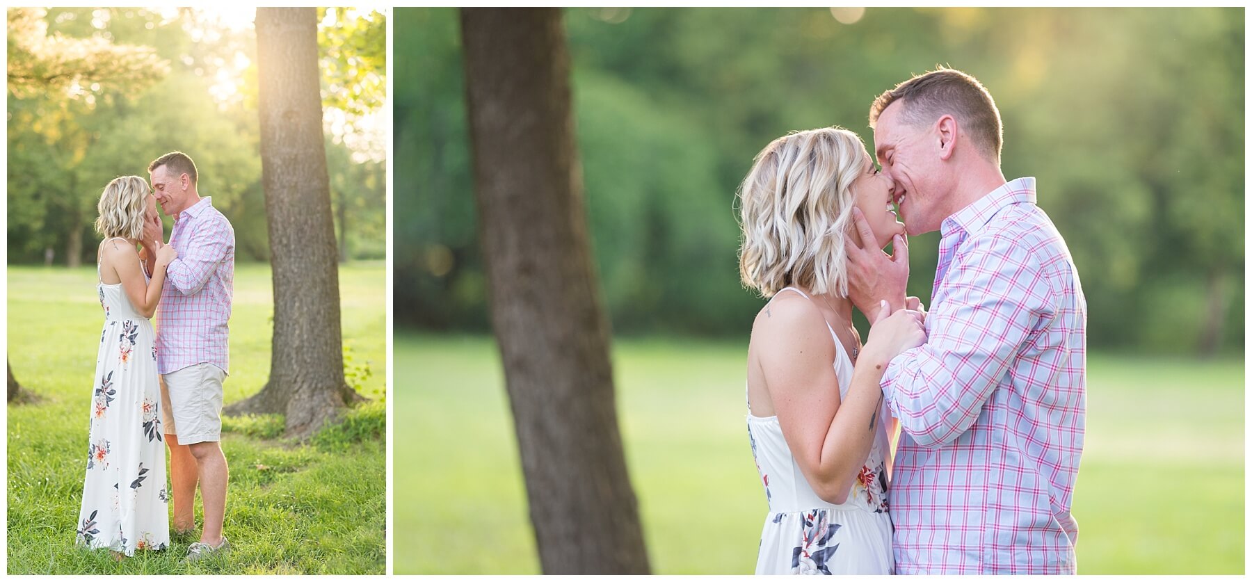 Baker Park Engagement Pictures at Culler Lake