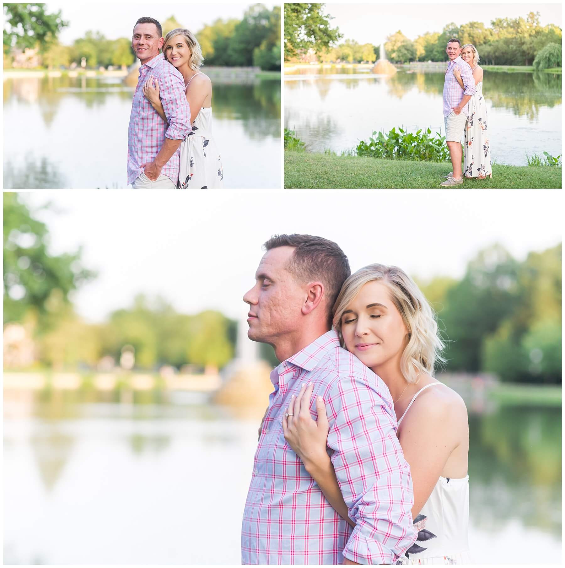 Baker Park Engagement Pictures at Culler Lake