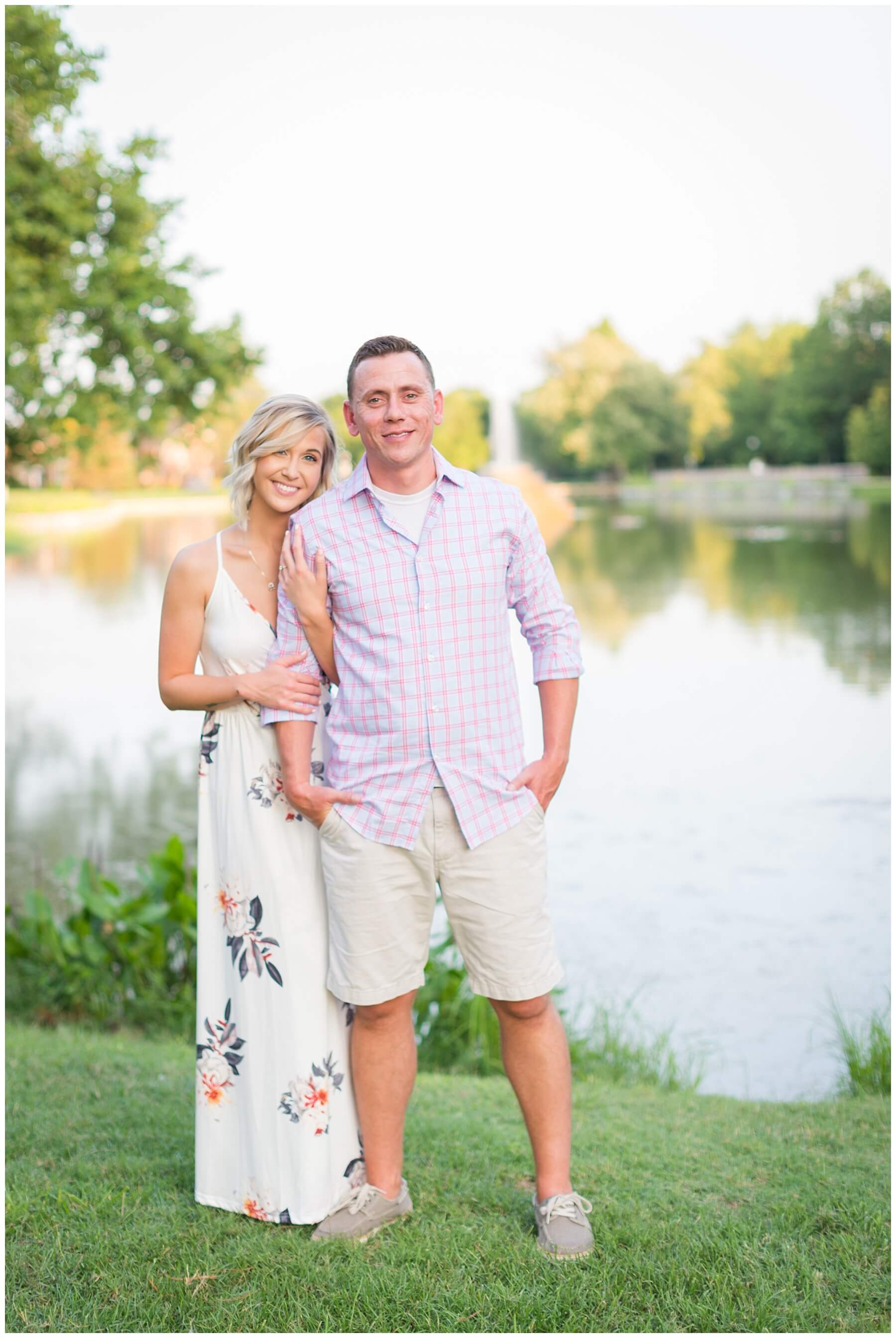 Baker Park Engagement Pictures at Culler Lake