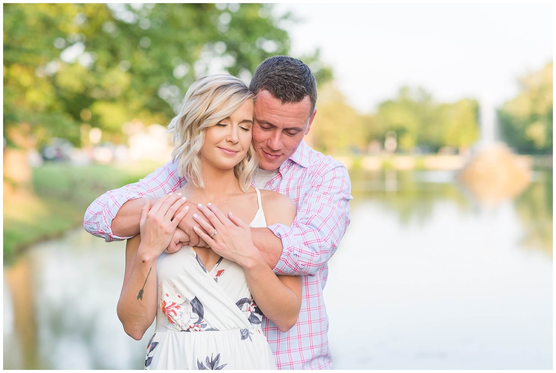 Baker Park Engagement Pictures at Culler Lake