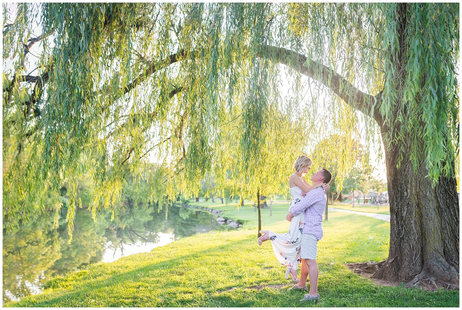 Carroll Creek Baker Park Engagement Pictures