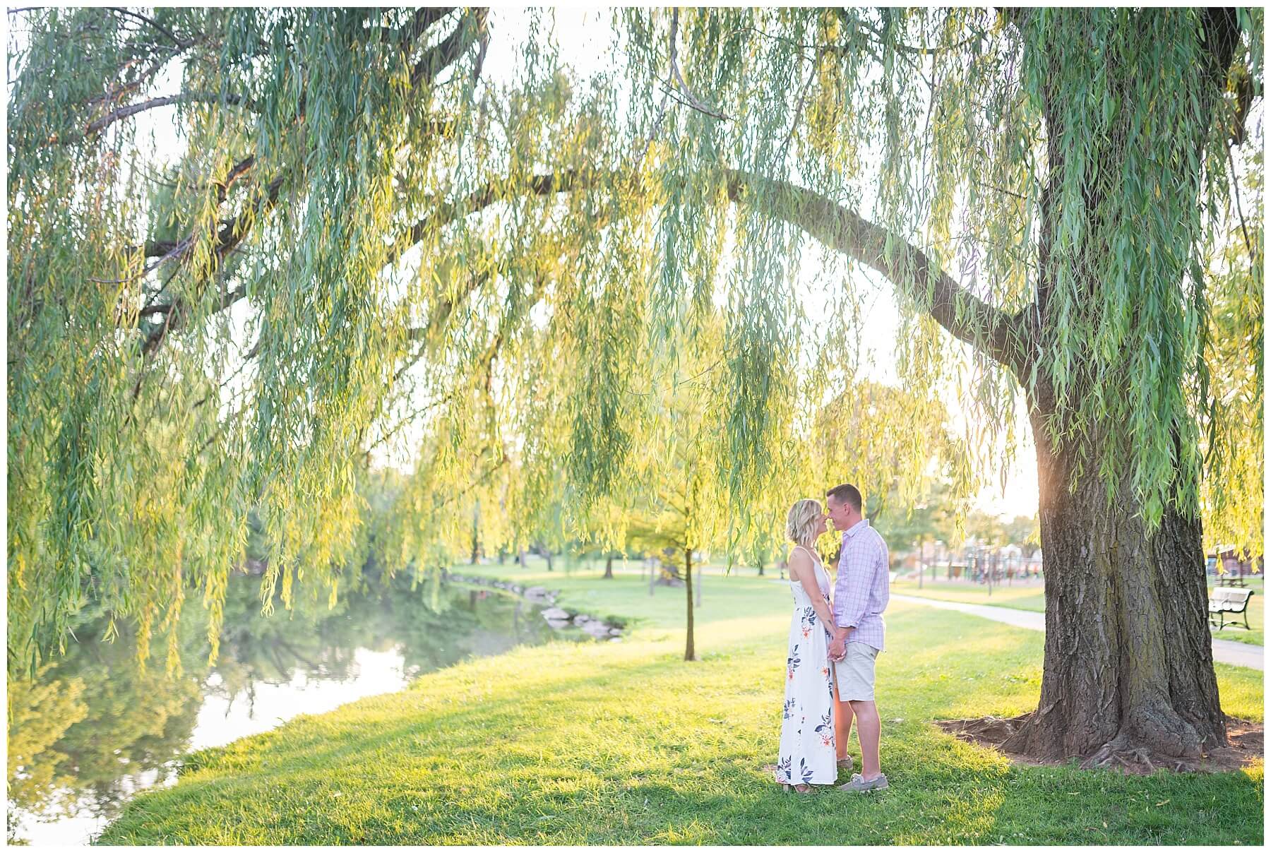 Carroll Creek Baker Park Engagement Pictures