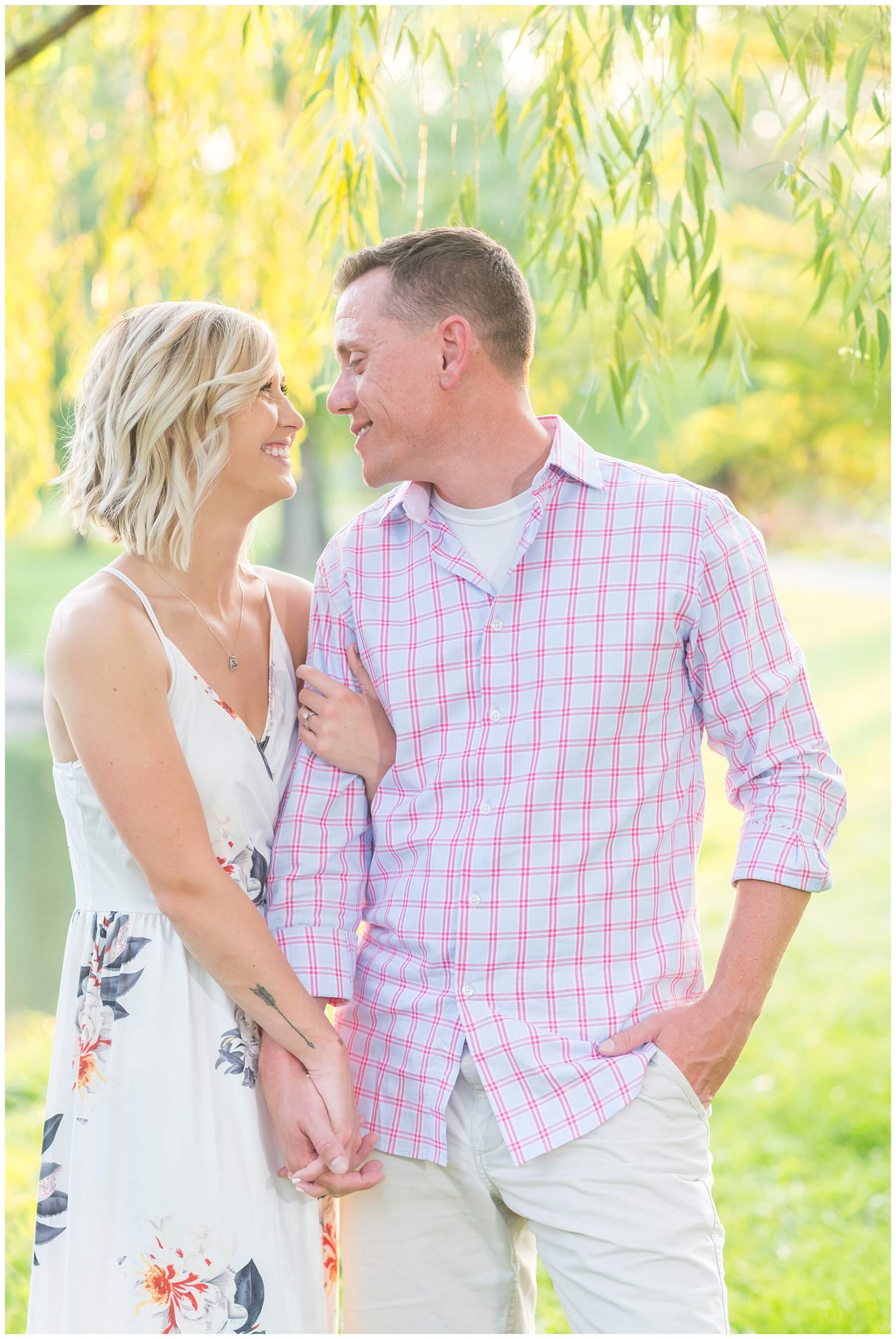 Carroll Creek Baker Park Engagement Pictures