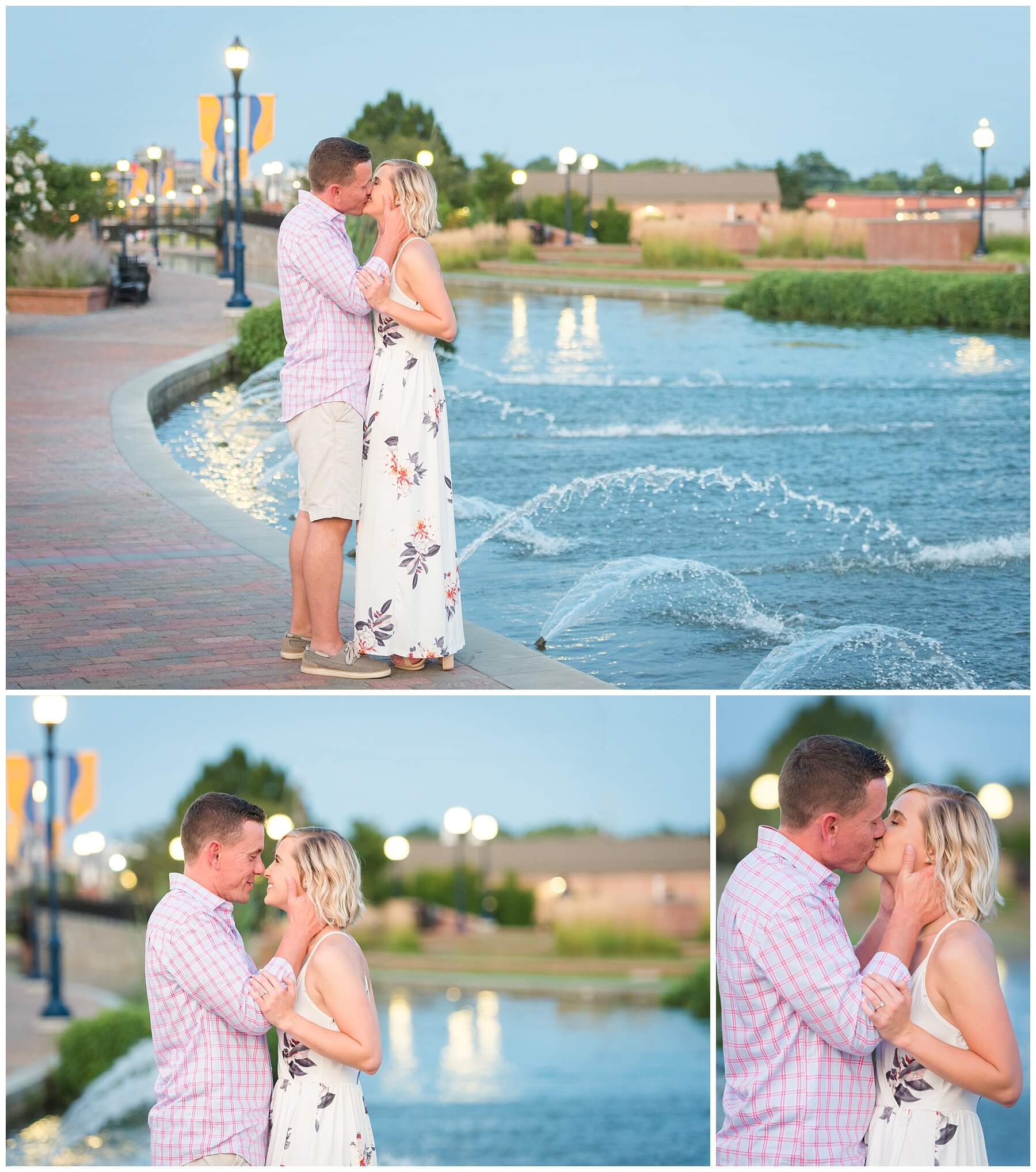 Downtown Frederick Carroll Creek Engagement Pictures