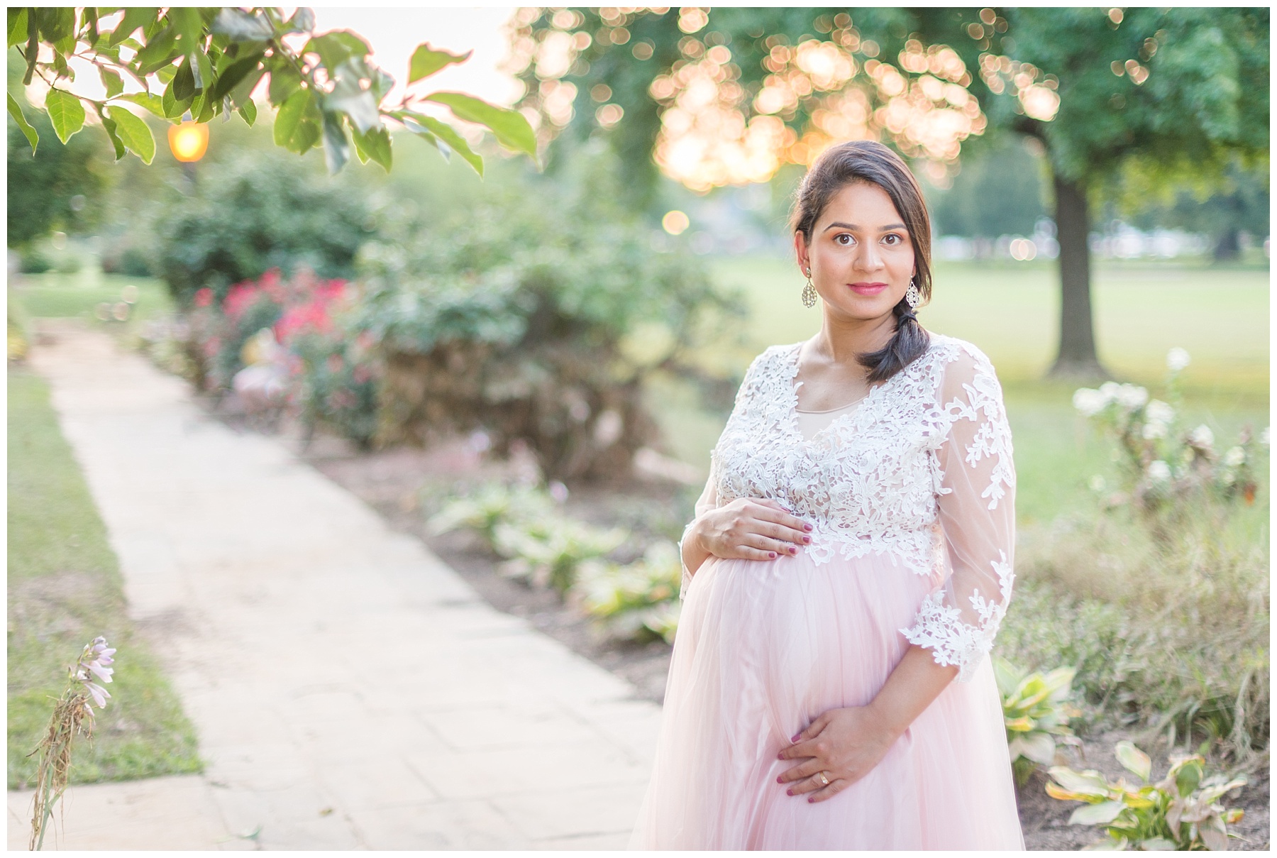 Aurora Gown Baker Park Maternity Session