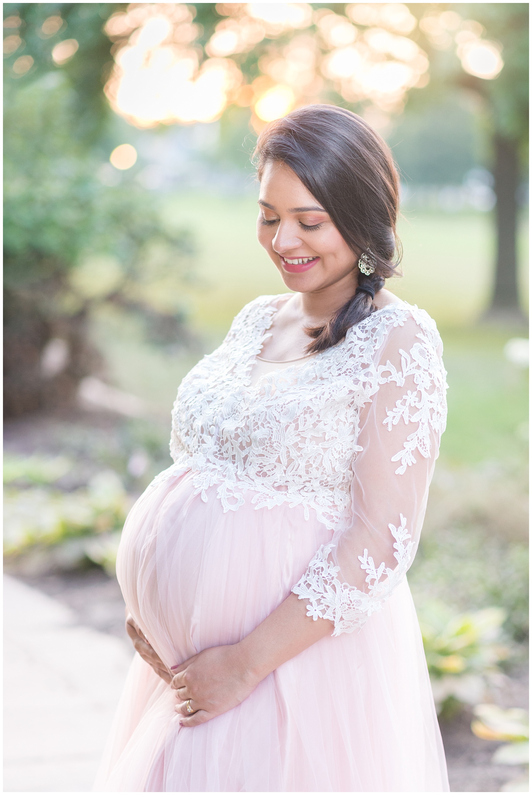 Aurora Gown Baker Park Maternity Session