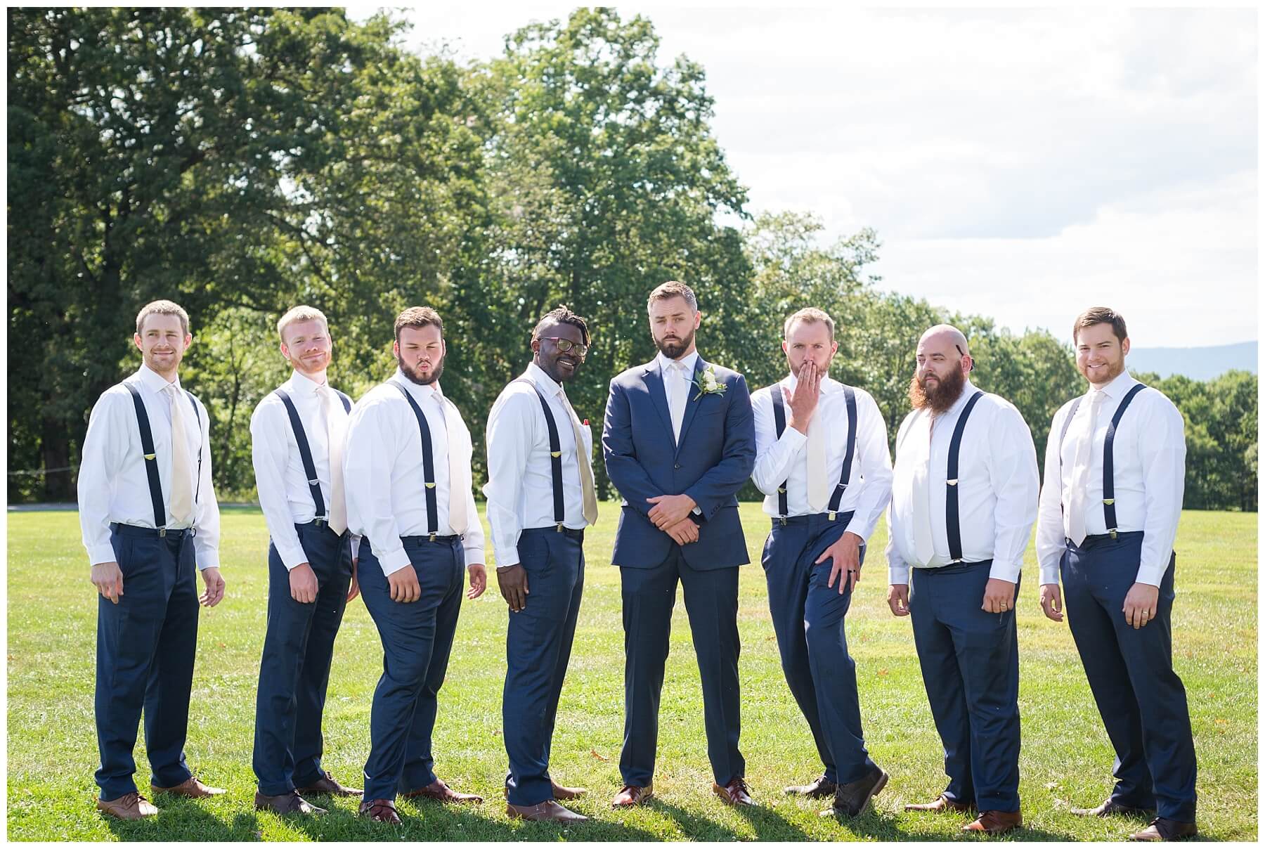 Dulany's Overlook Groomsmen Wedding Pictures