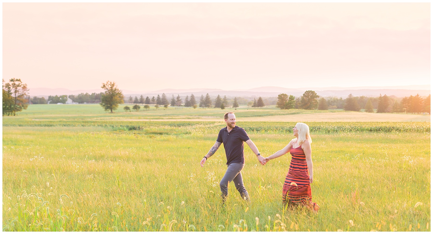 Sunset Downtown Gettysburg Battlefield Engagement Shoot