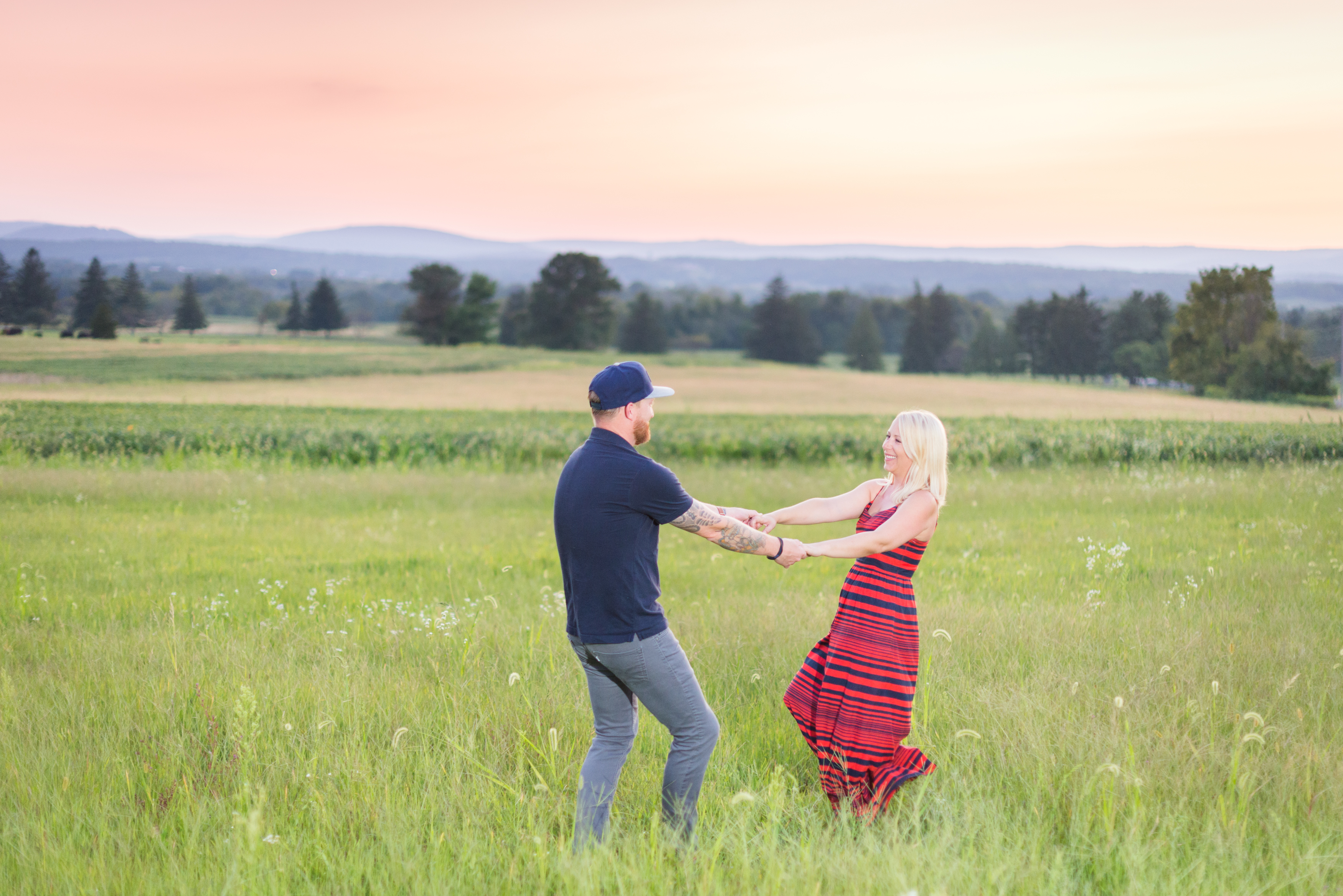 Sunset Downtown Gettysburg Battlefield Engagement Shoot