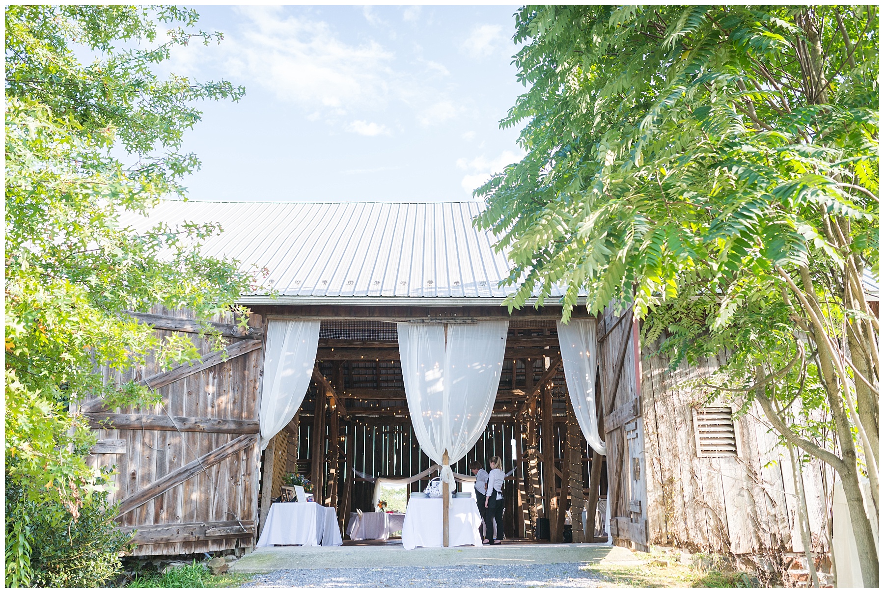 Gettysburg Battlefield Bed and Breakfast Wedding Barn Reception