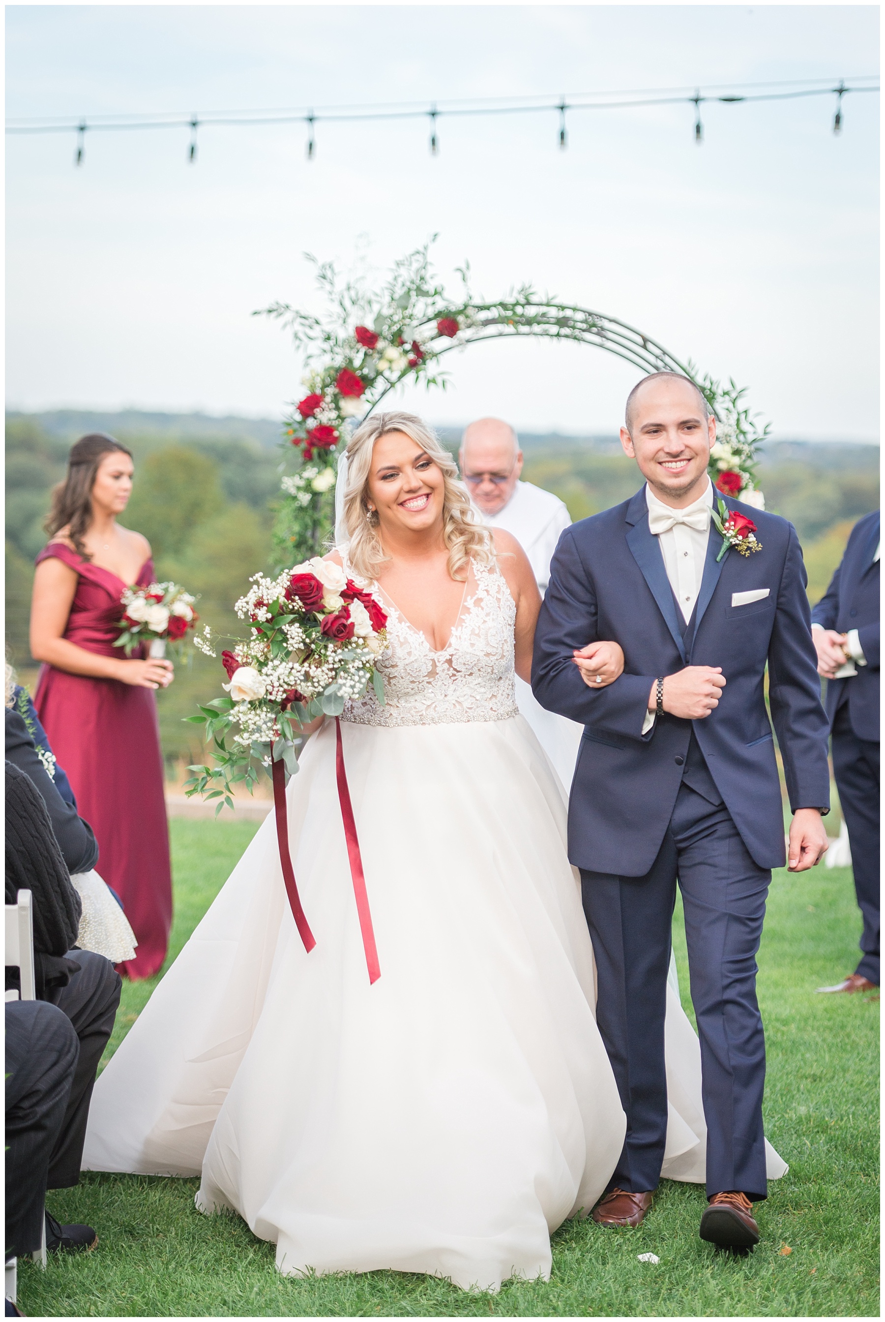 Mountain Branch Golf Club Wedding Ceremony Photos