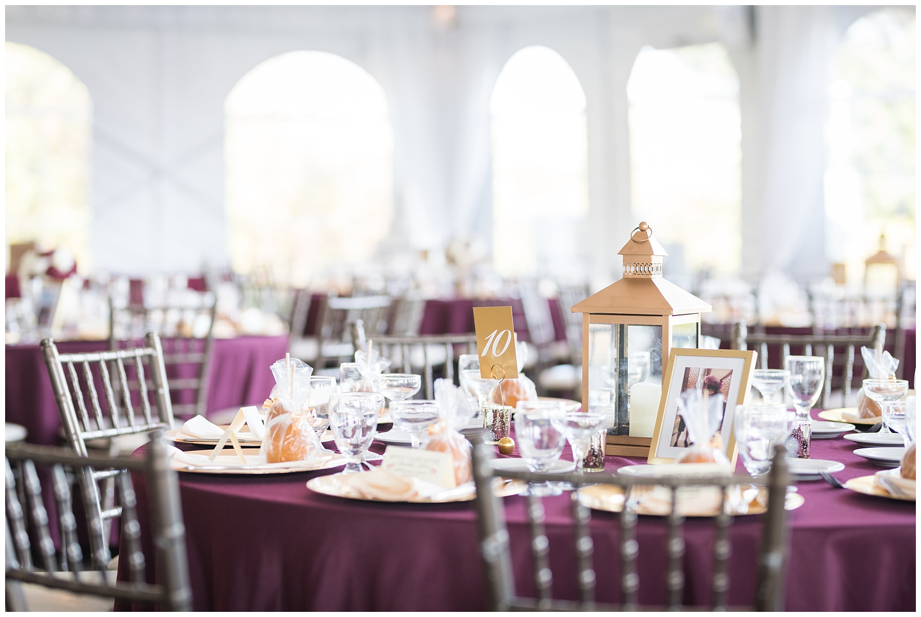 Mountain Branch Golf Club Wedding Reception Tent