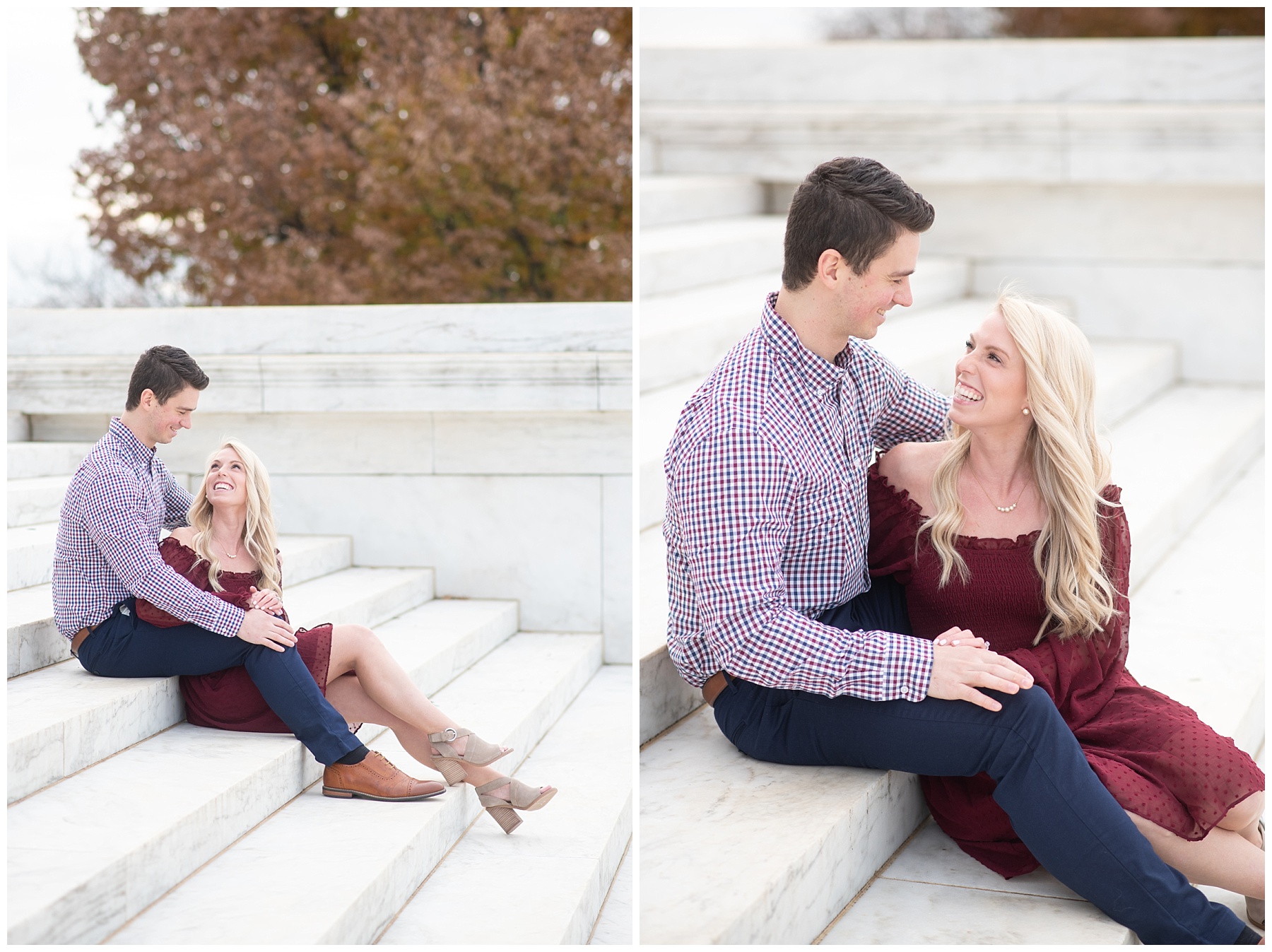 DC Engagement Photos Jefferson Memorial 