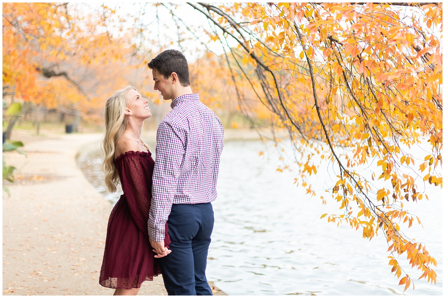 Tidal Basin DC Engagement Pictures by Mary Sarah Photography