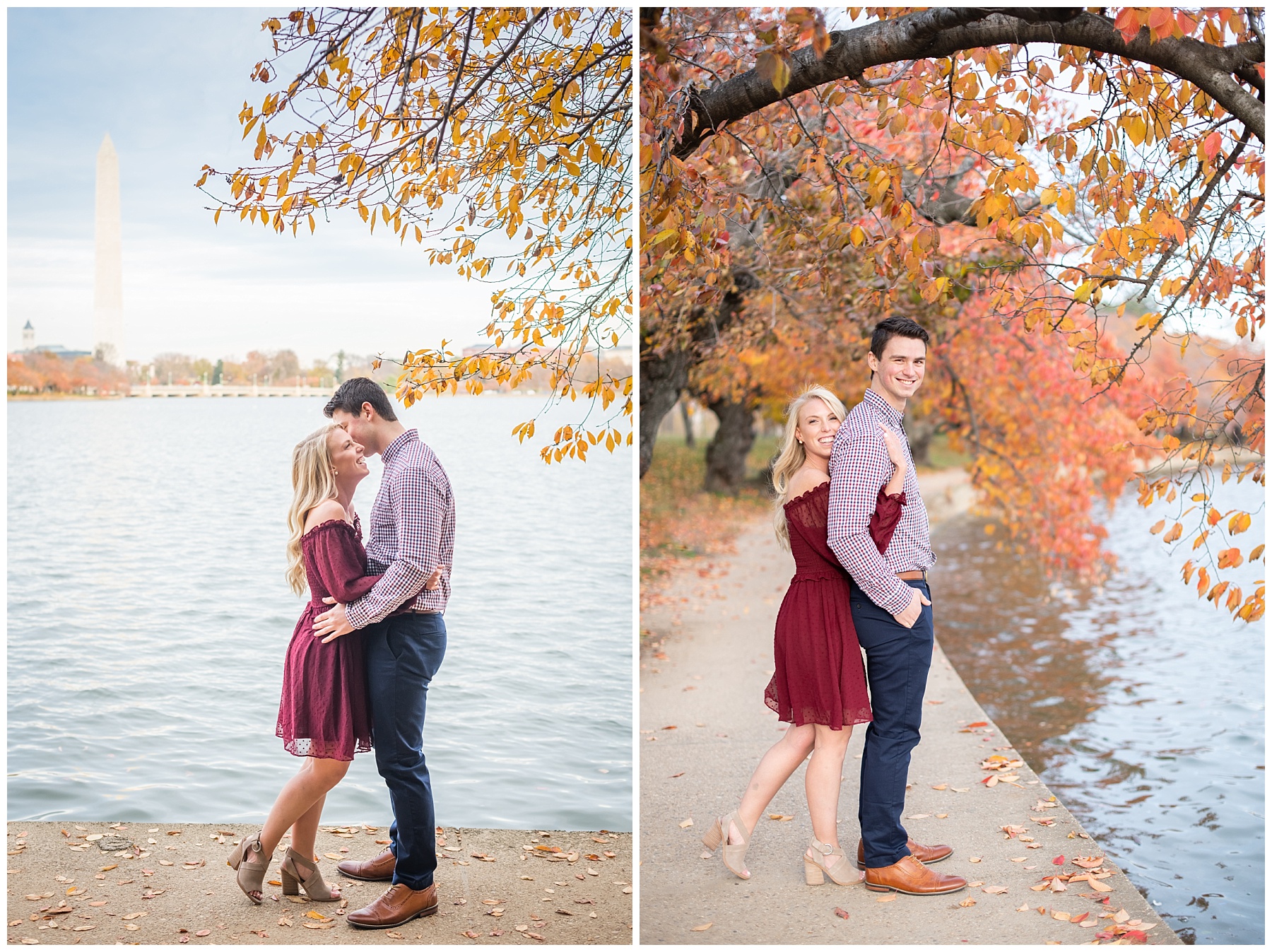 Tidal Basin DC Engagement Pictures by Mary Sarah Photography