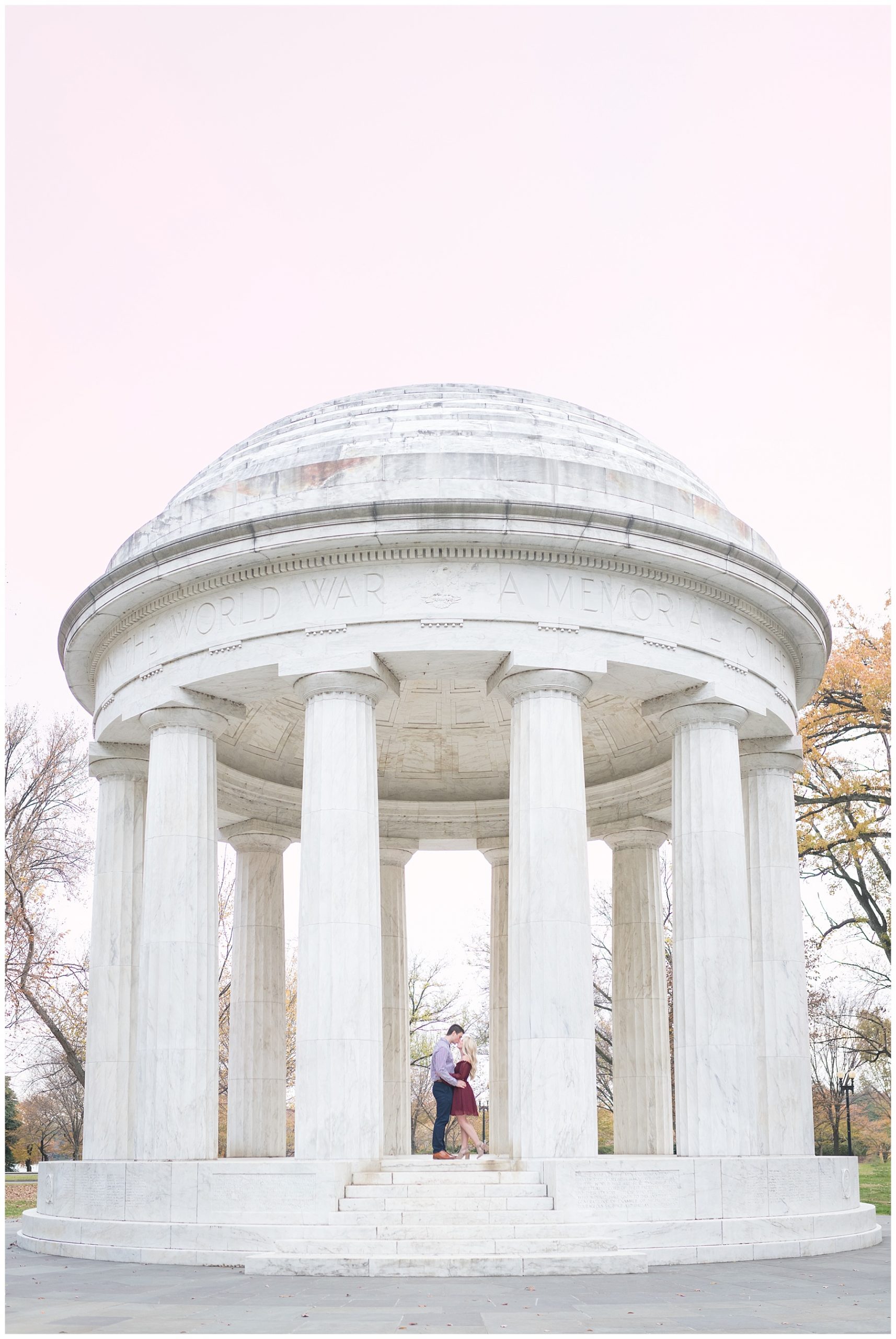 War Memorial DC Engagement Photos by Mary Sarah Photography