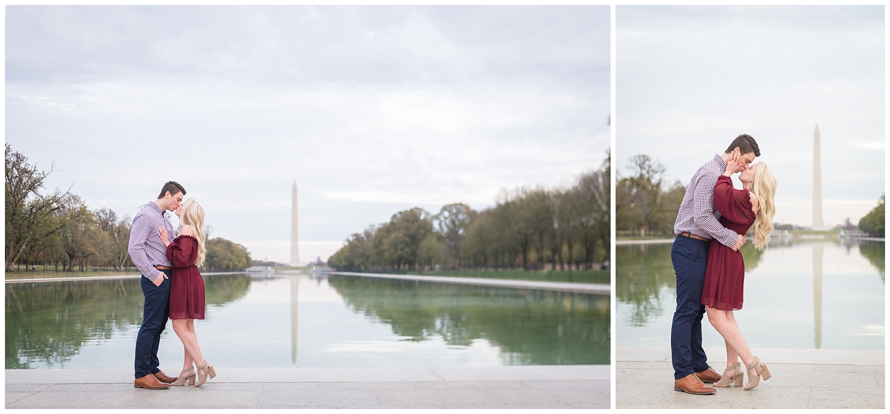 Washington Monument DC Engagement Photos by Mary Sarah Photography 