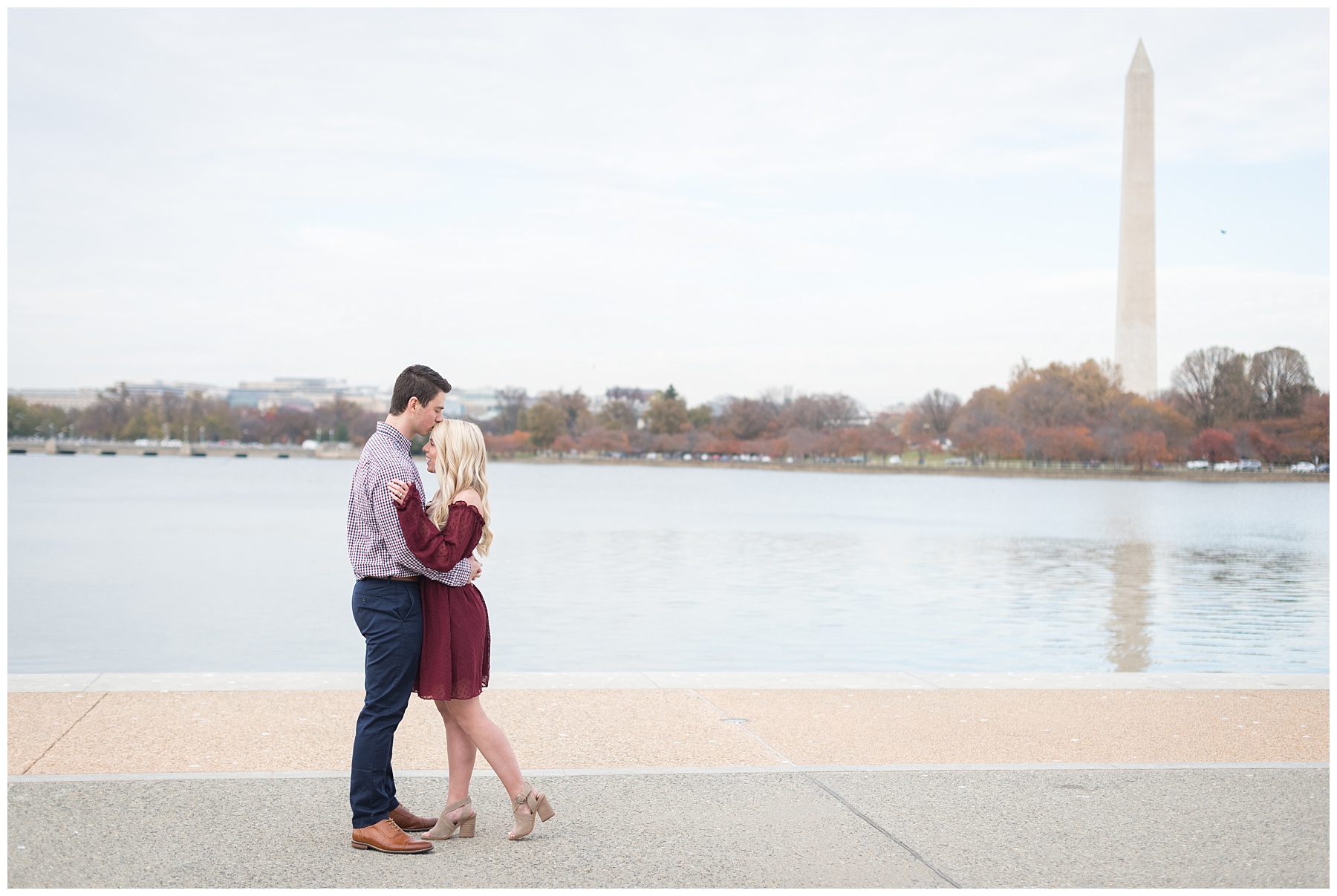 Washington Monument DC Engagement Photos by Mary Sarah Photography 