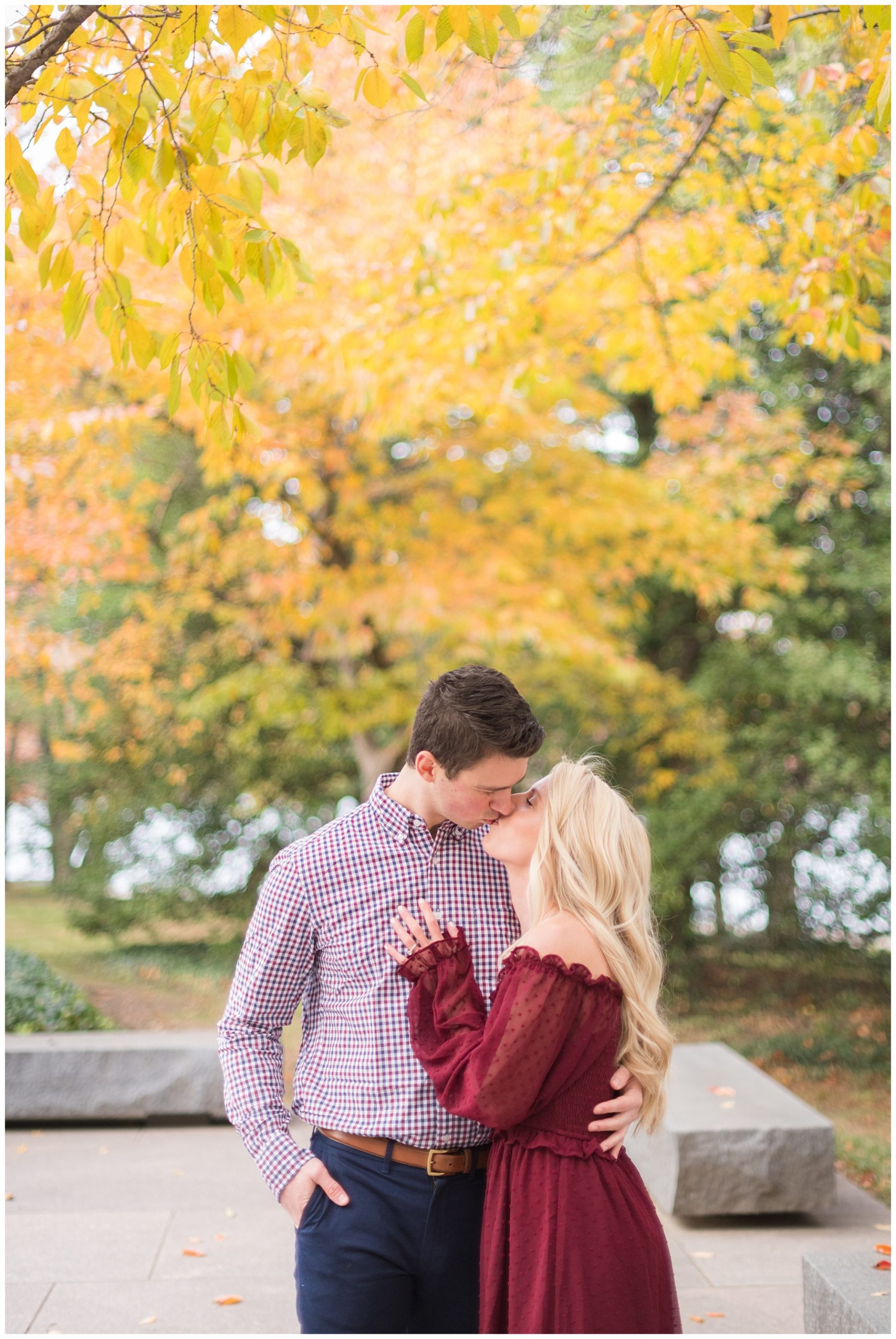 Tidal Basin DC Engagement Pictures by Mary Sarah Photography